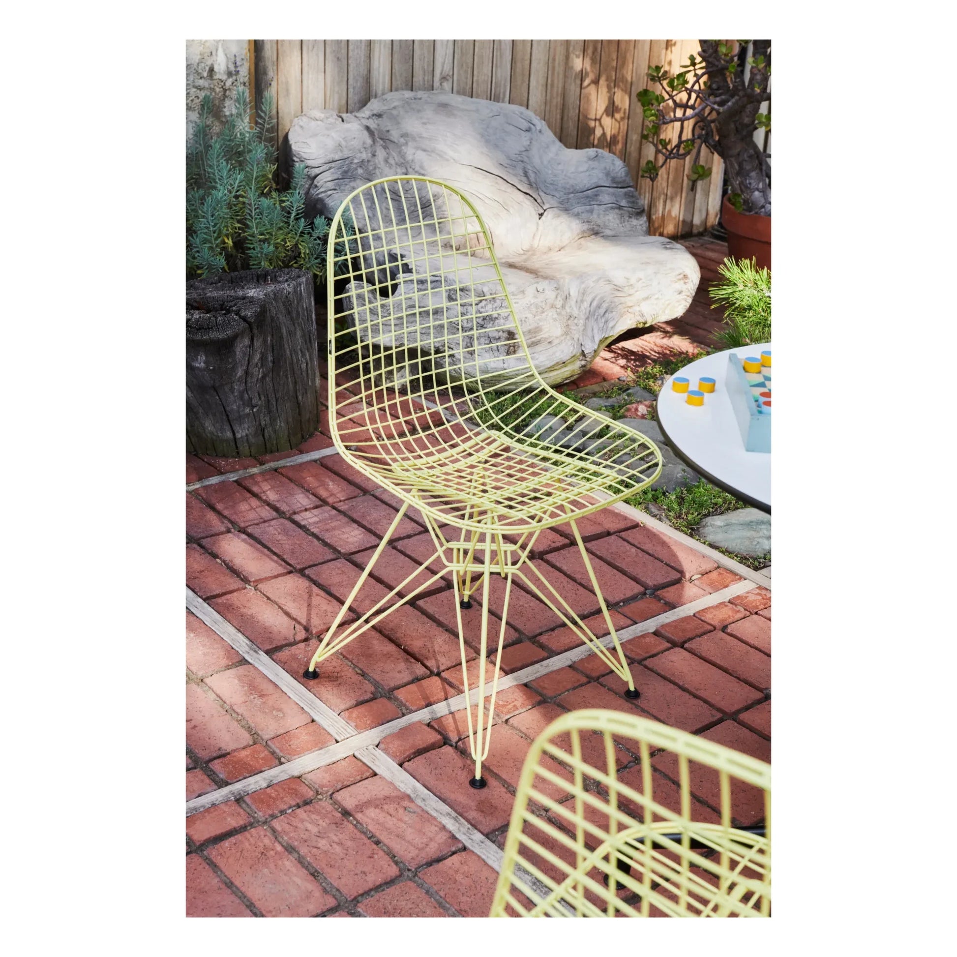 Vitra - DKR Wire Chair - Charles & Ray Eames | Lemon yellow