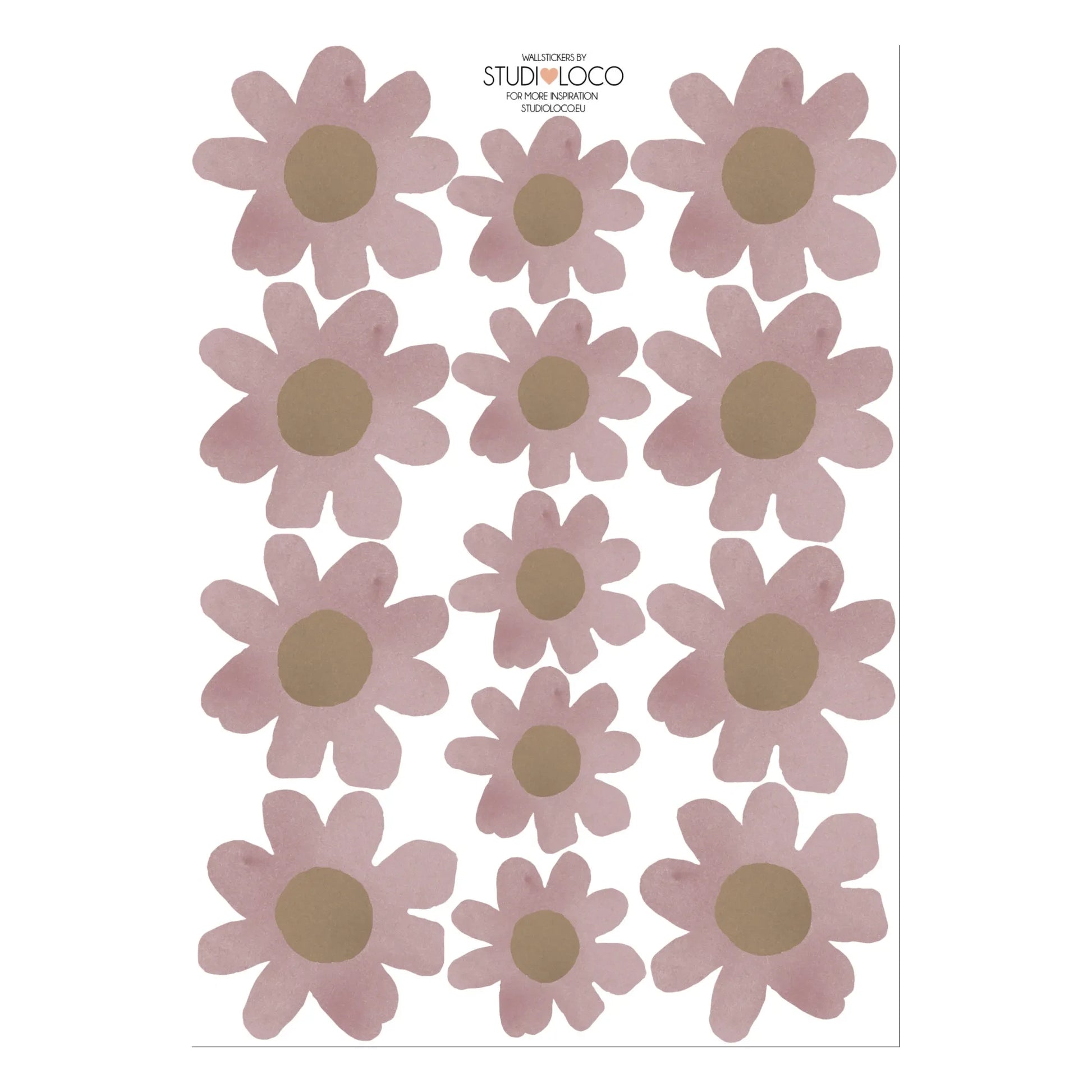 Studio Loco - Floral wall stickers | Lilac