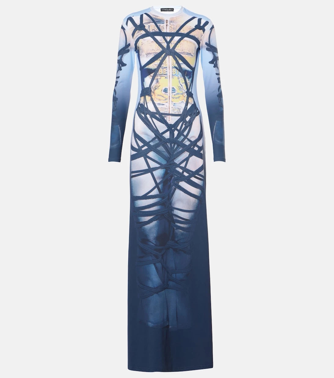Y/Project - Printed maxi dress