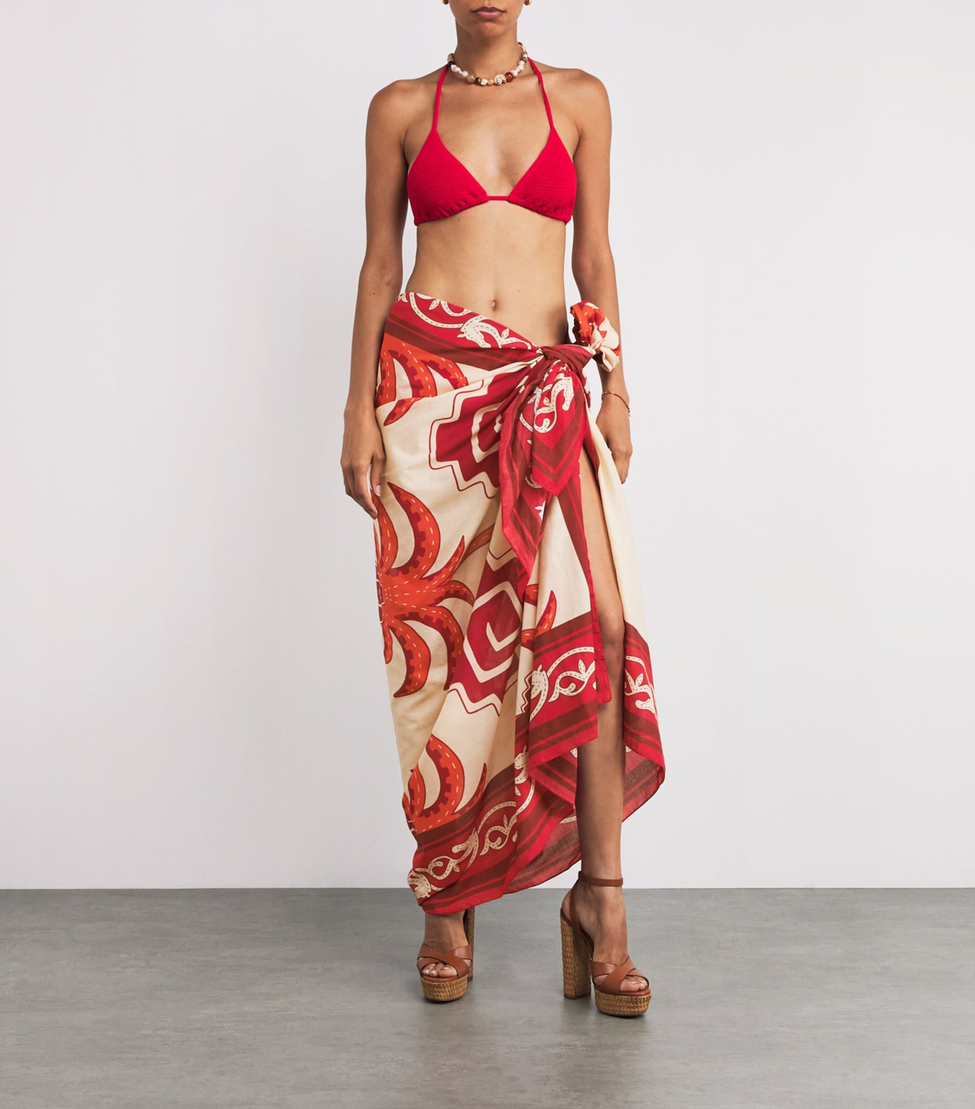 Johanna Ortiz Multi Cotton Palm Pareo