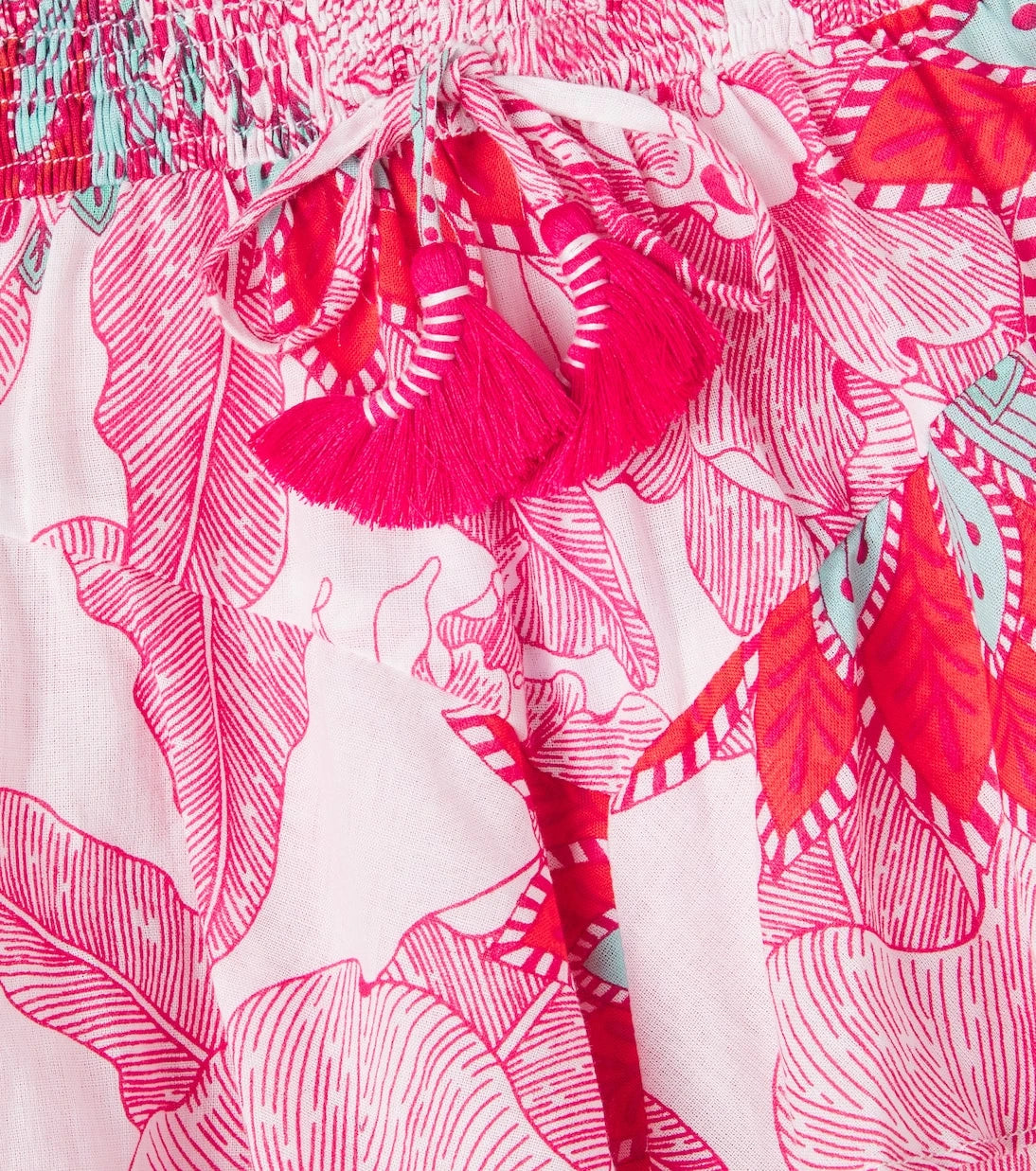 Poupette St Barth Kids - Thalia ruffled cotton shorts