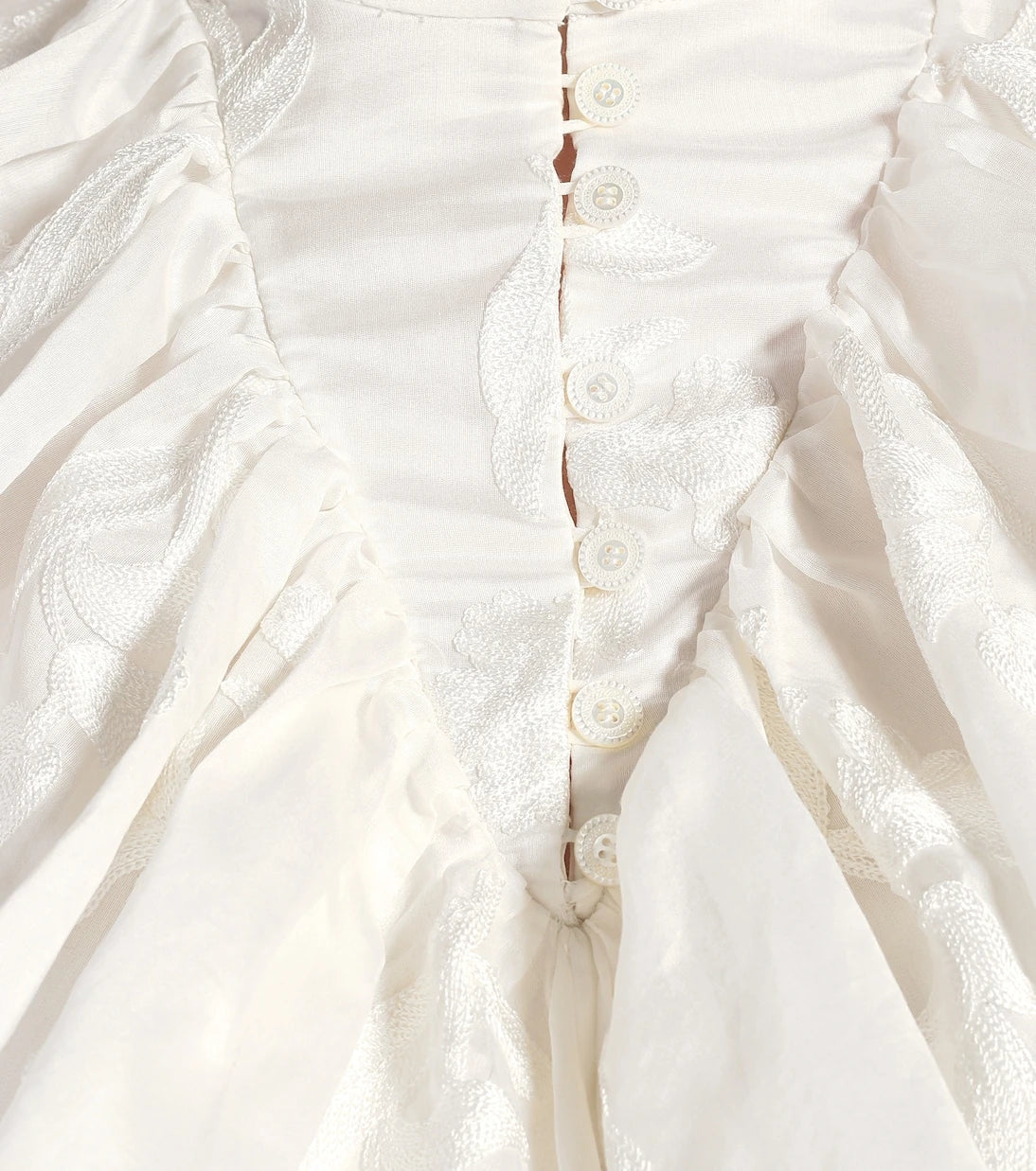 Erdem - Arturo cotton and silk minidress