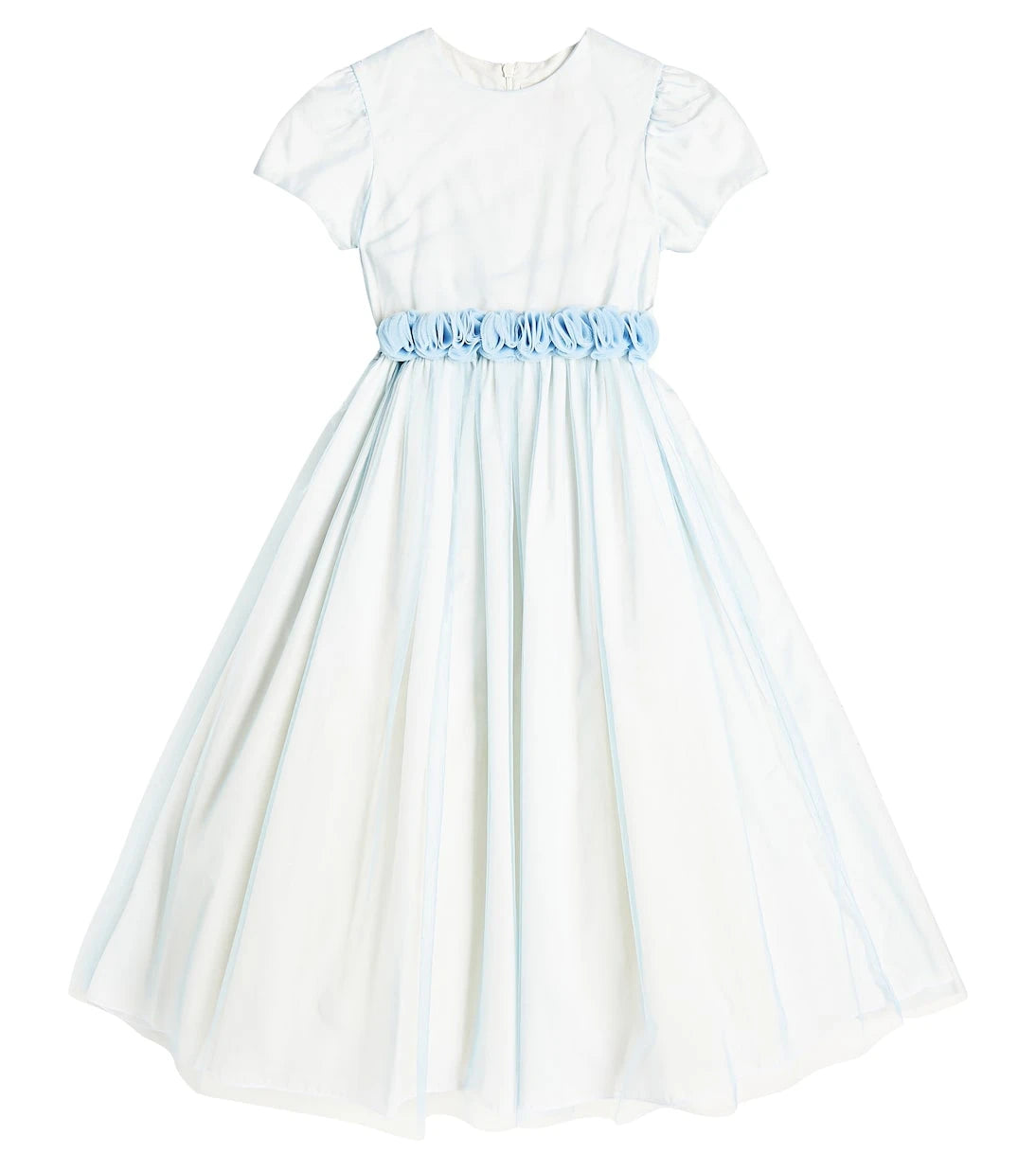 Il Gufo - Floral-appliqué tulle dress