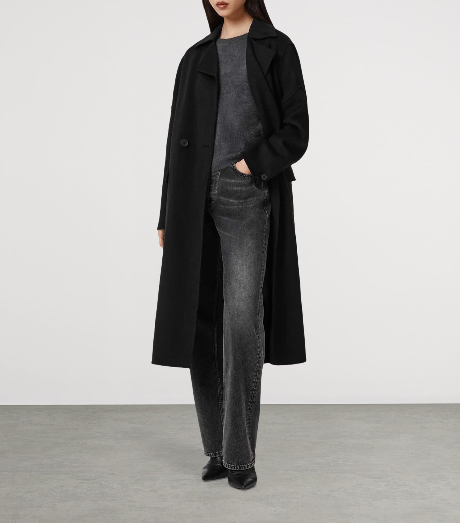 Wool-Blend Sellma Coat BLACK