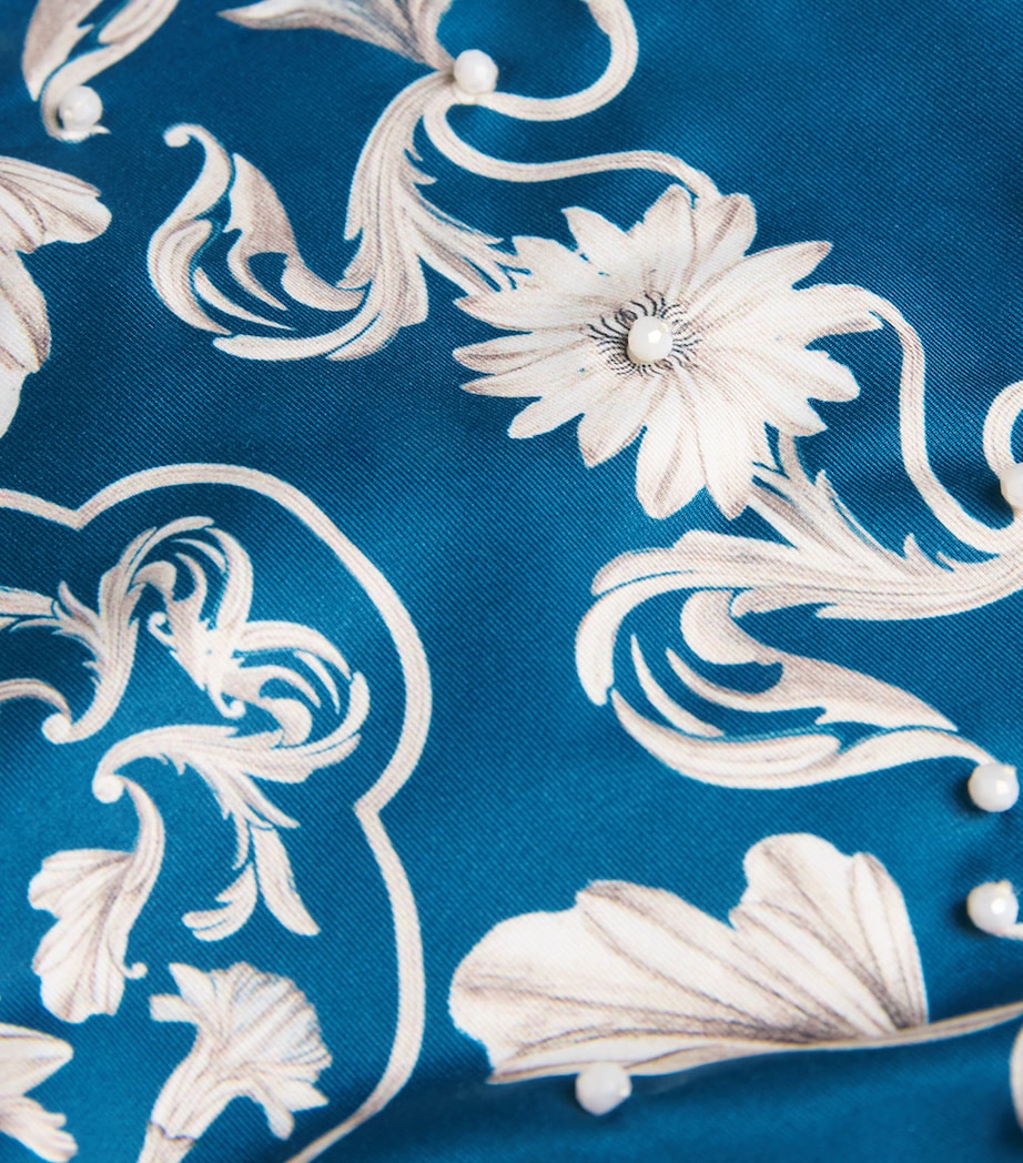 Blue Magenta Bikini Bottoms