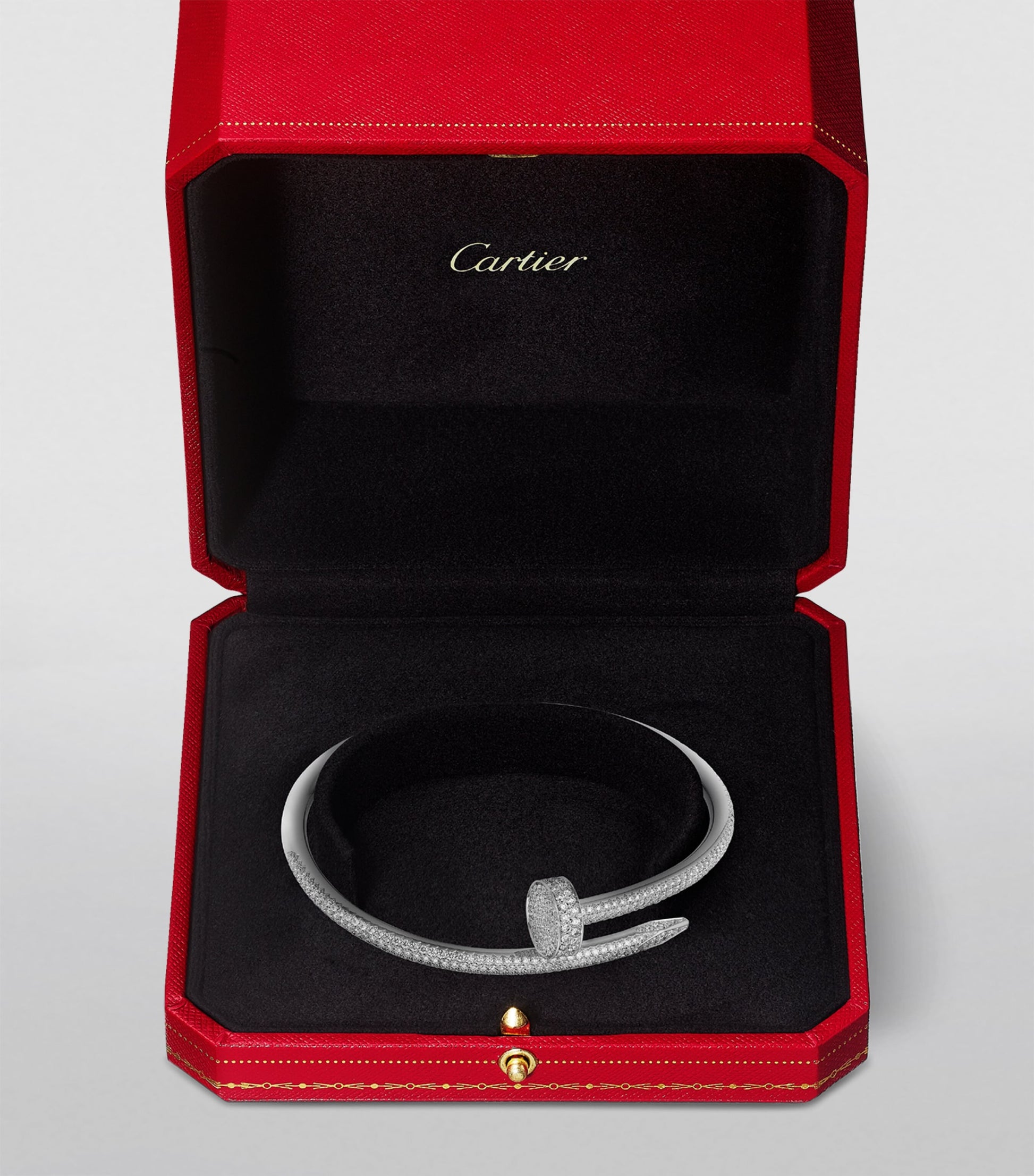 Medium White Gold and Diamond Juste Un Clou Bracelet