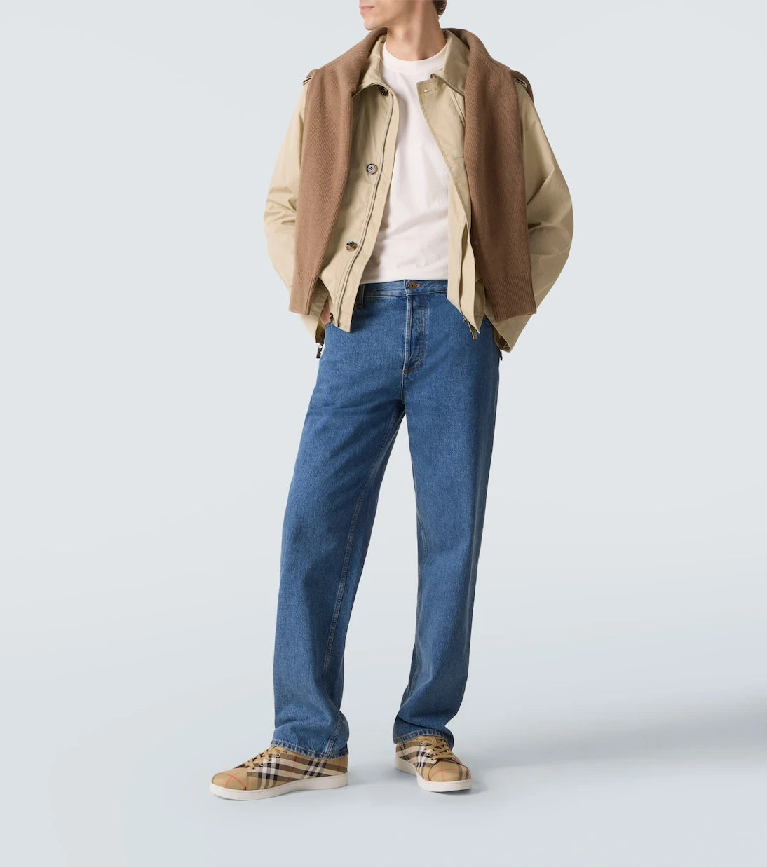 Burberry - Set Burberry Check sneakers