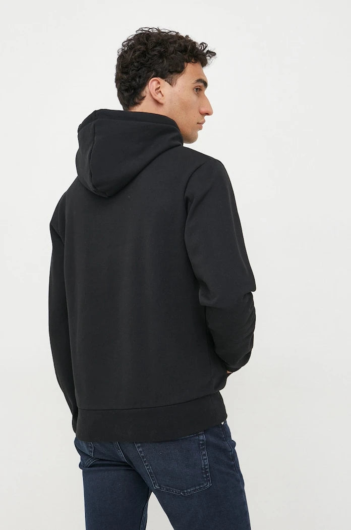 Pamuklu kapüşonlu Lacoste sweatshirt