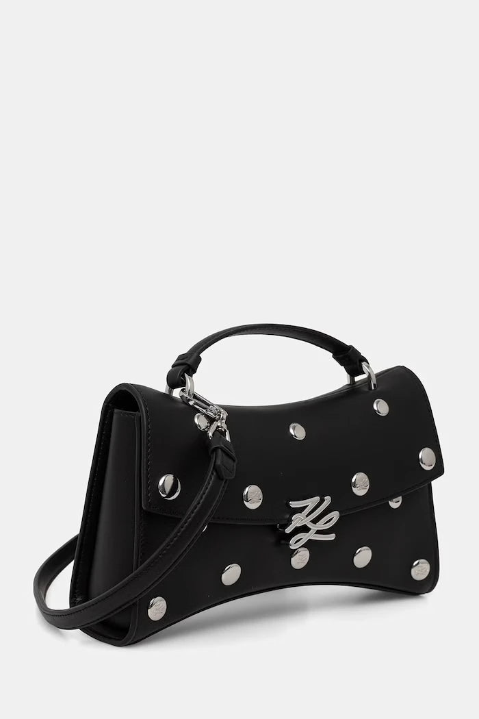 Karl Lagerfeld чанта crossbody дамска от кожа K/AUTOGRAPH