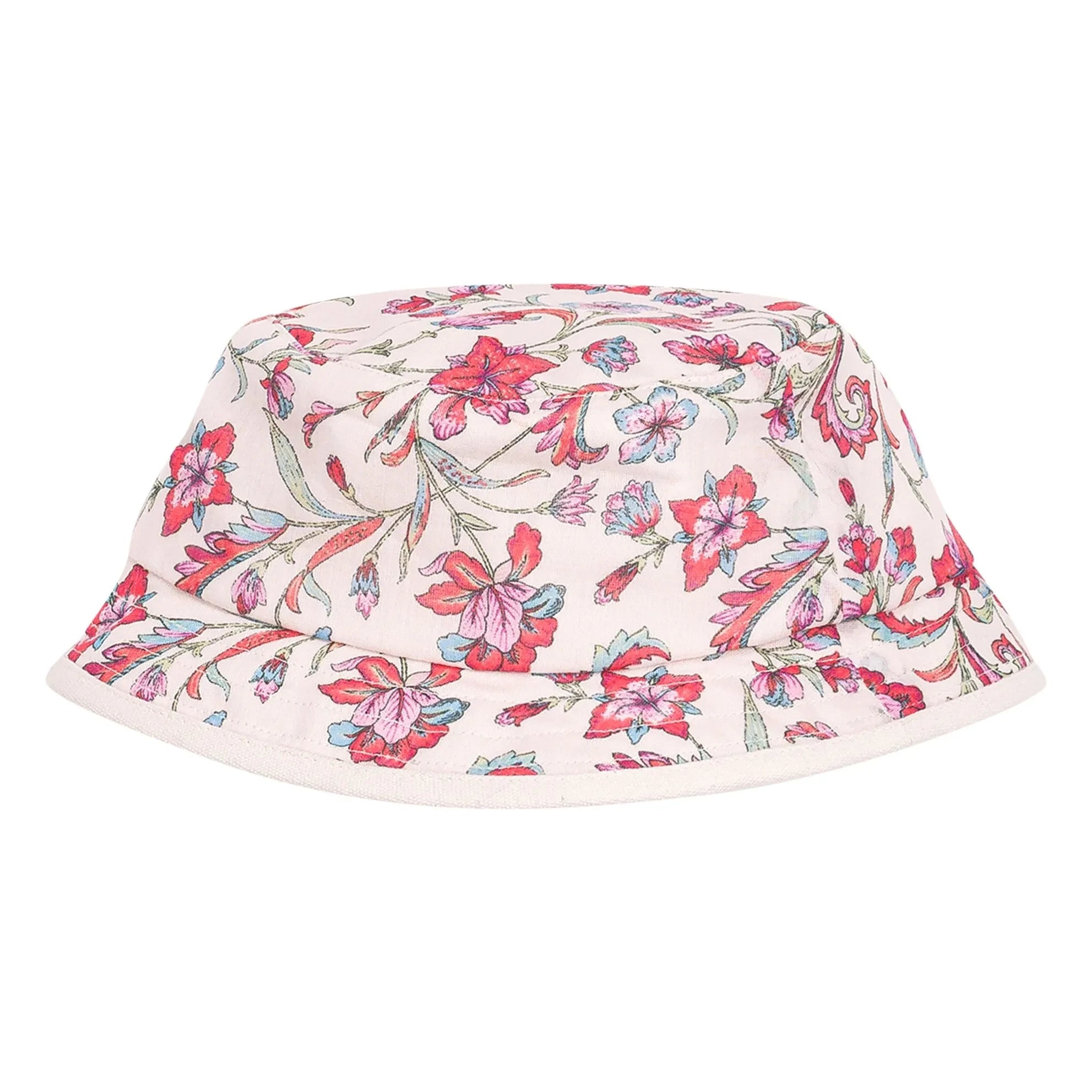 Louise Misha - Lajik Fleuri Organic Cotton Hat | Cream