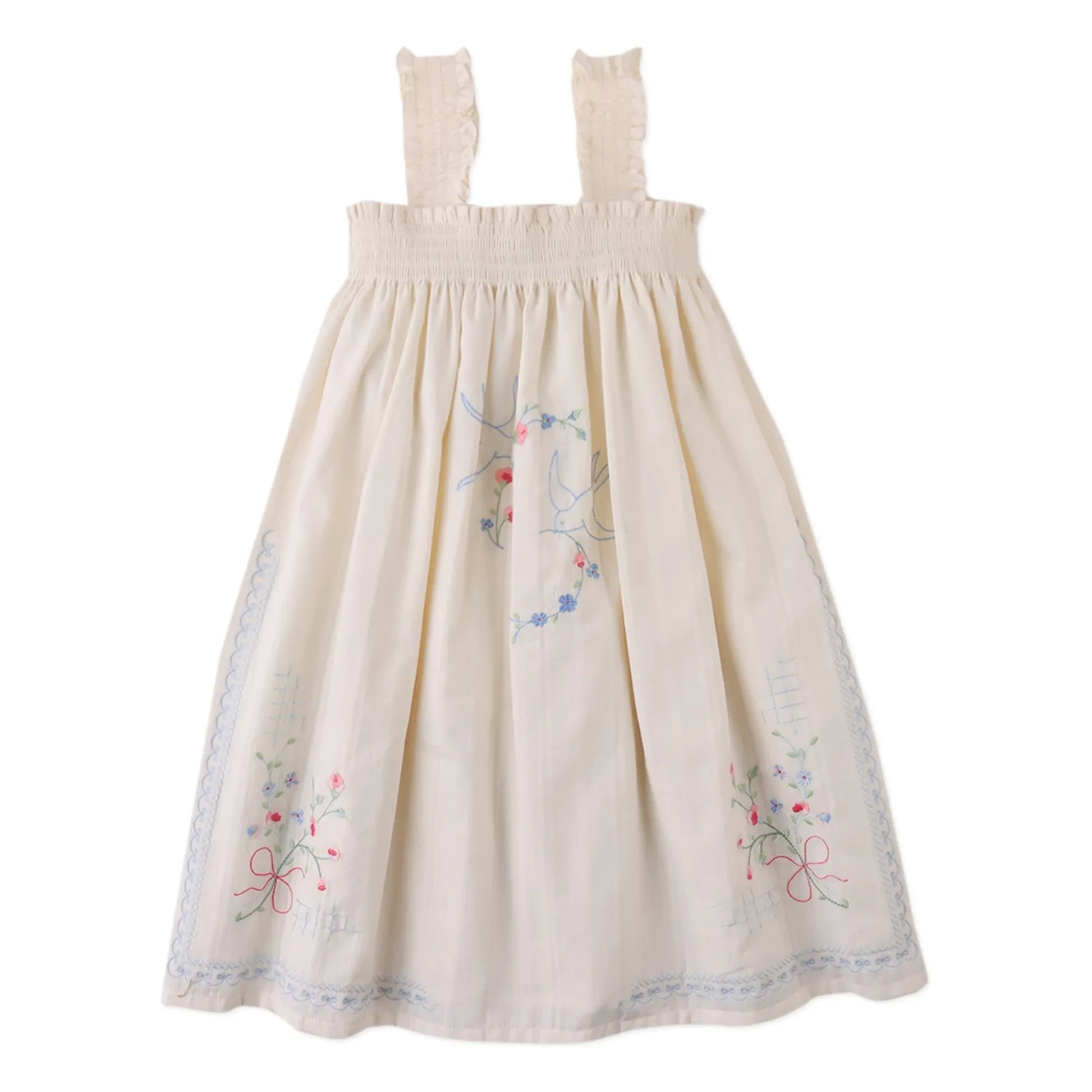 Gingersnaps - Alessia Embroidered Dress | Ecru