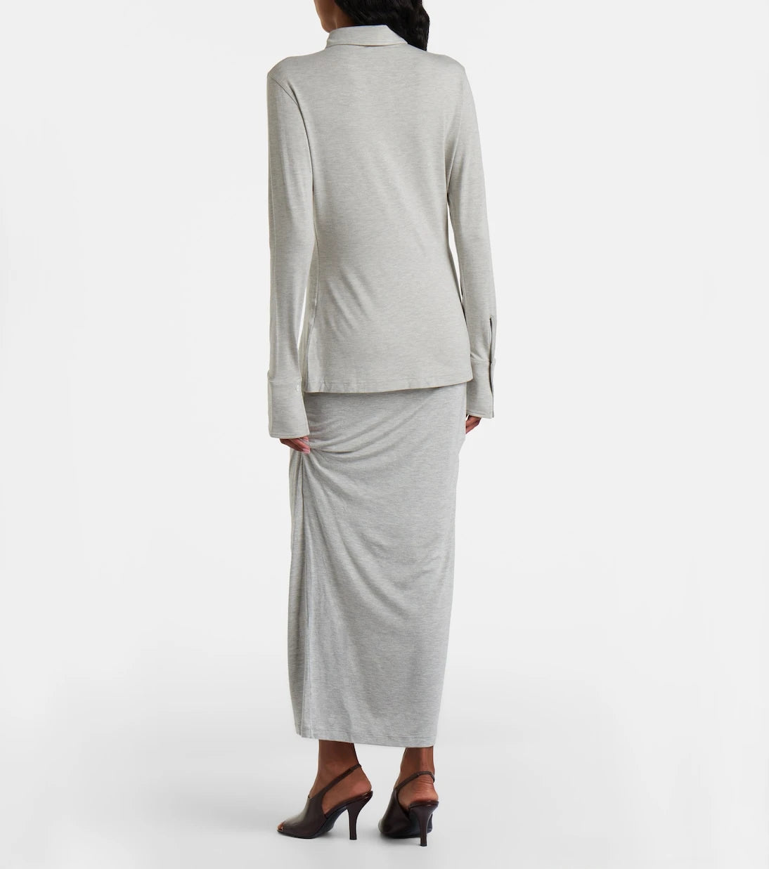 Toteme - Jersey maxi skirt