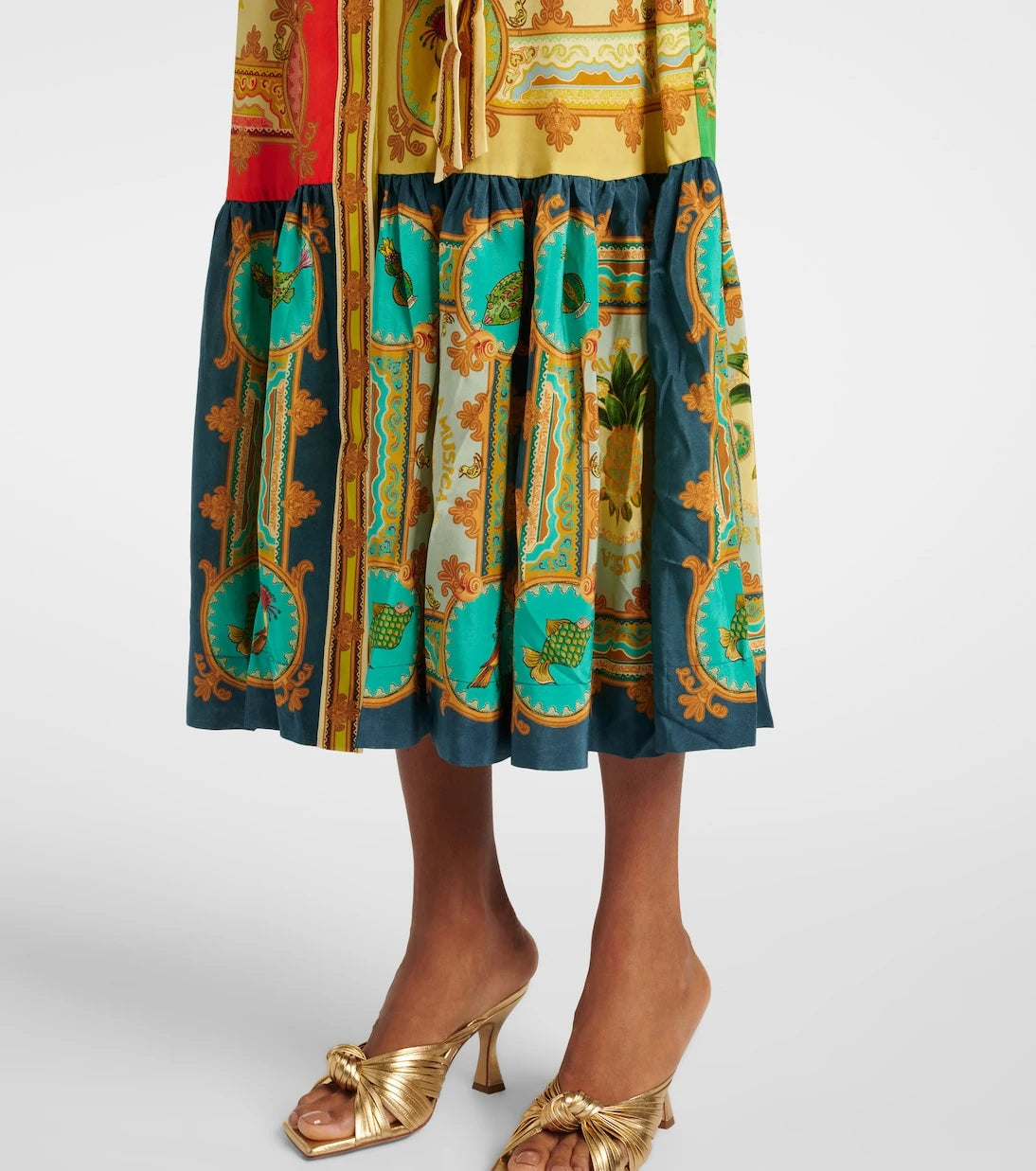 Alémais - Monte printed linen shirt dress