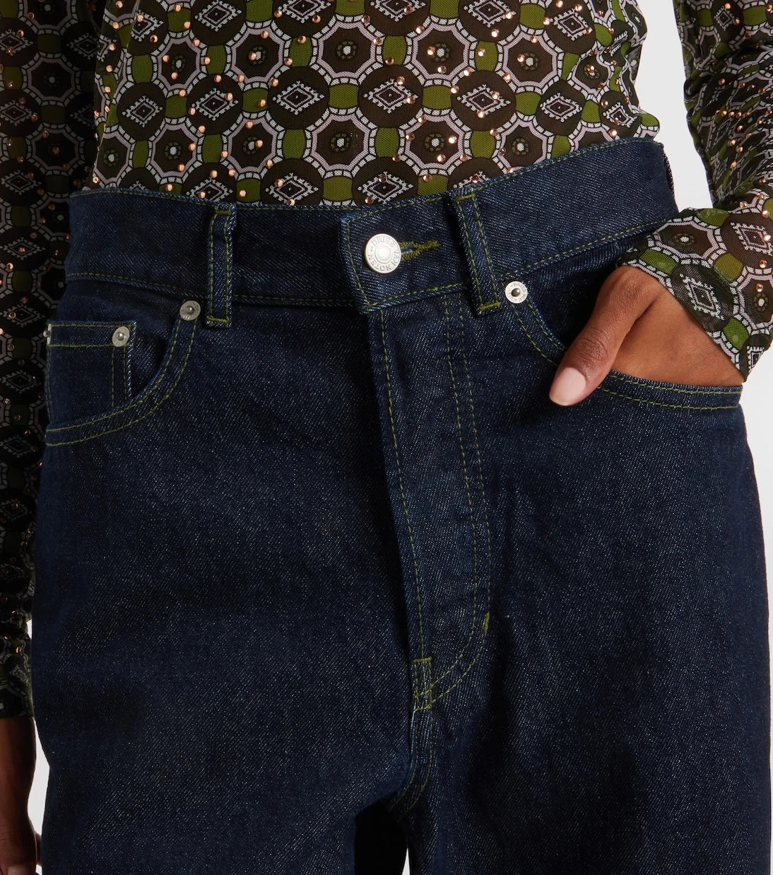 Dries Van Noten - High-rise wide-leg jeans