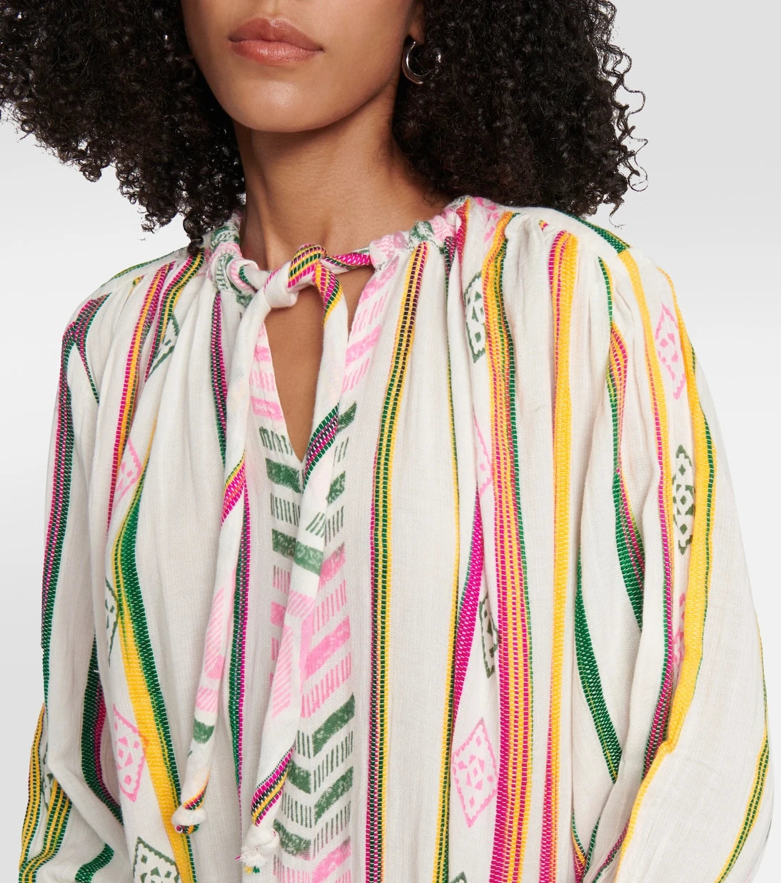 Velvet - Jacquard cotton midi dress