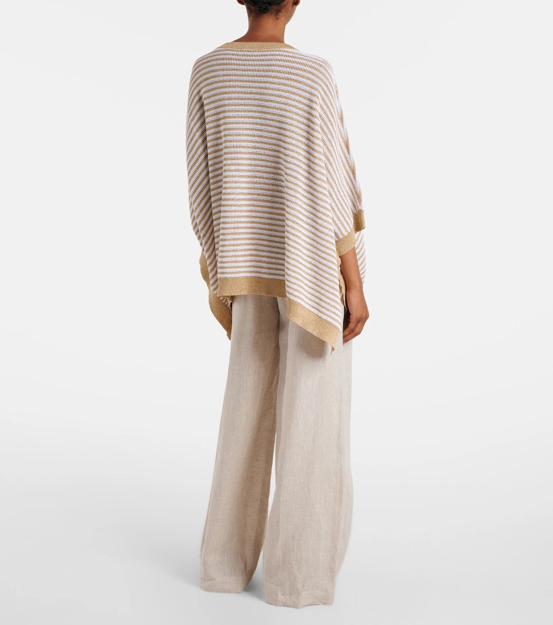 Brunello Cucinelli - Knitted striped top