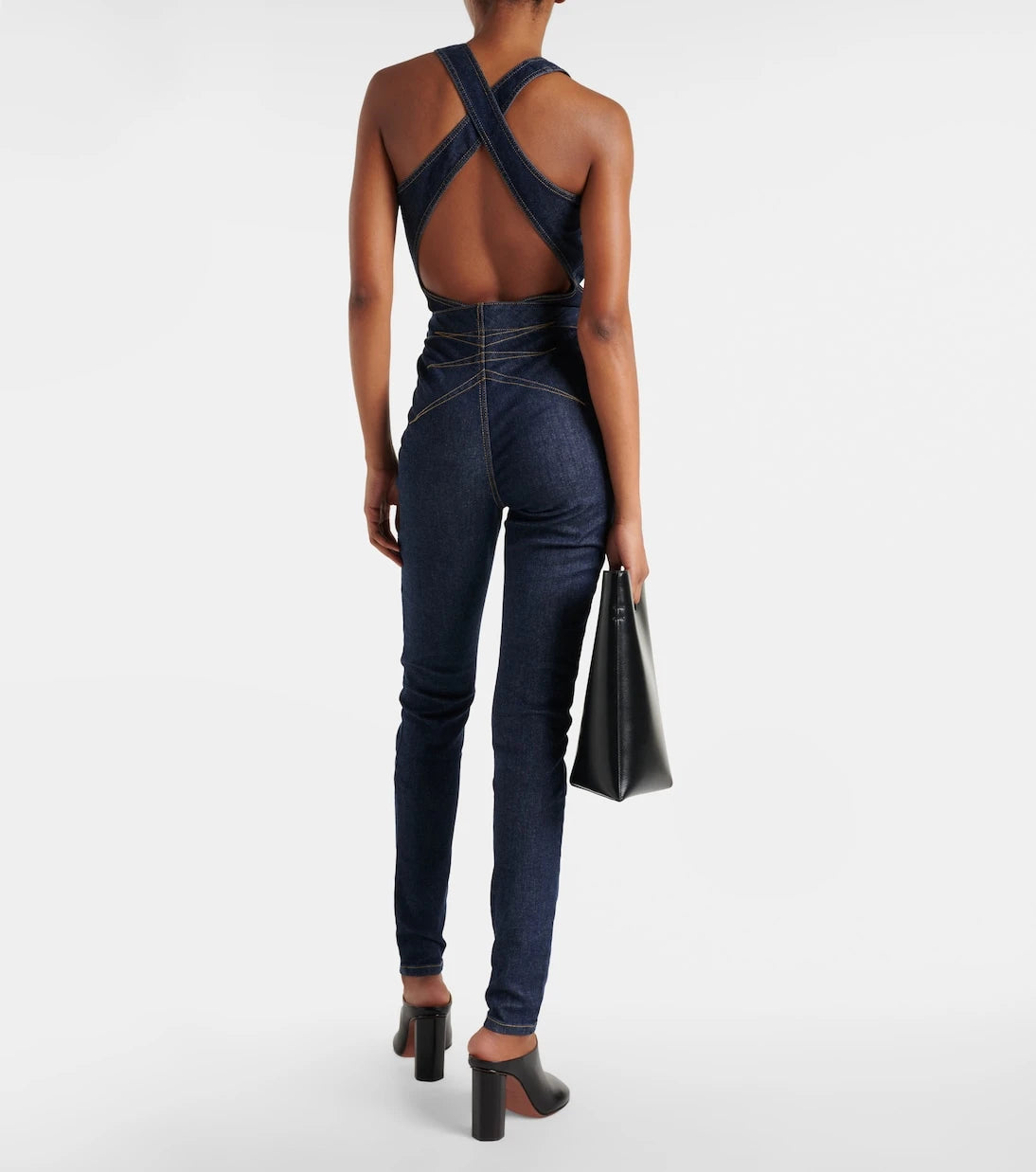 Alaïa - جينز سكيني بخصر مرتفع