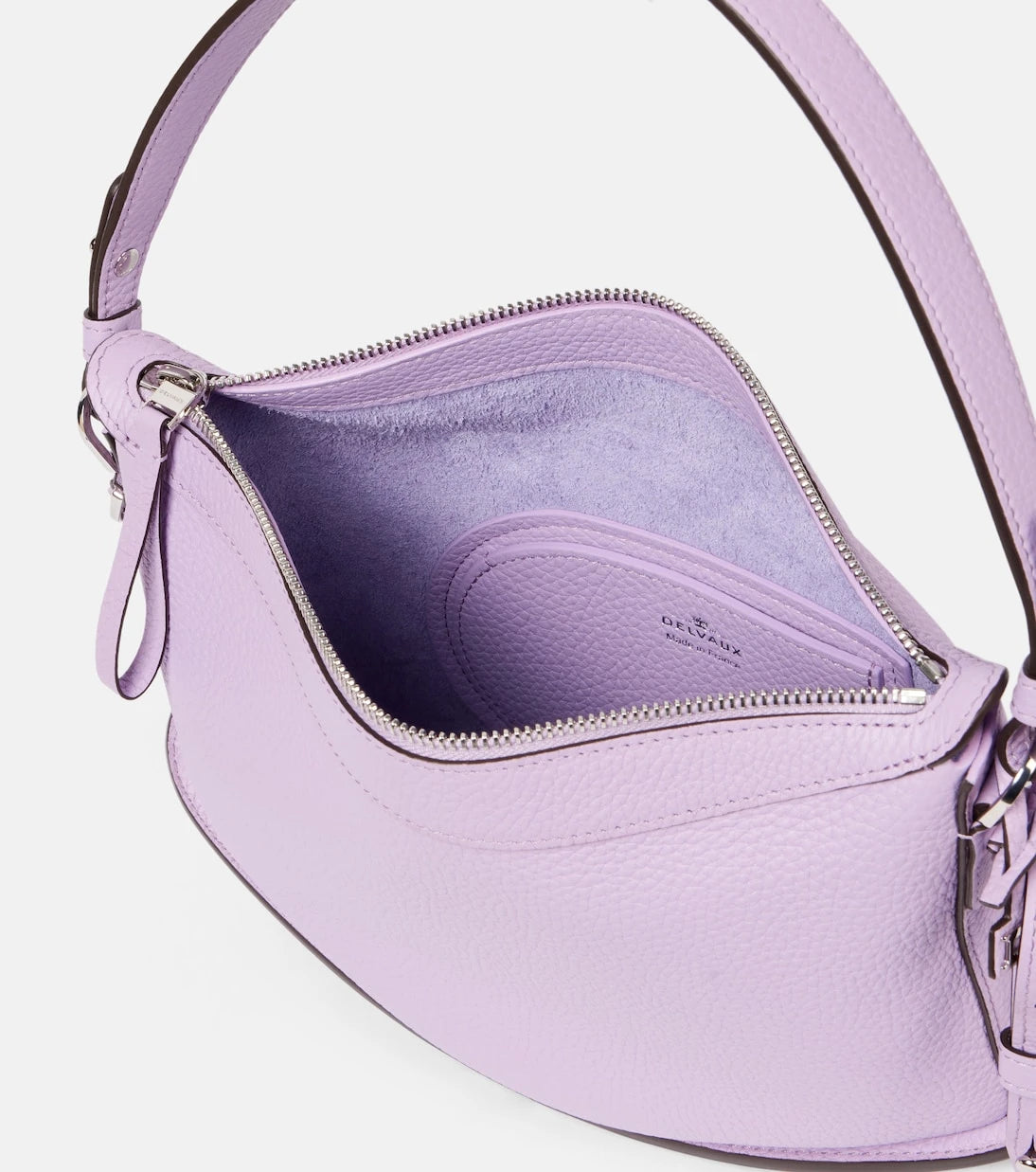 Delvaux - حقيبة كتف Pin Swing من جلد Taurillon الناعم