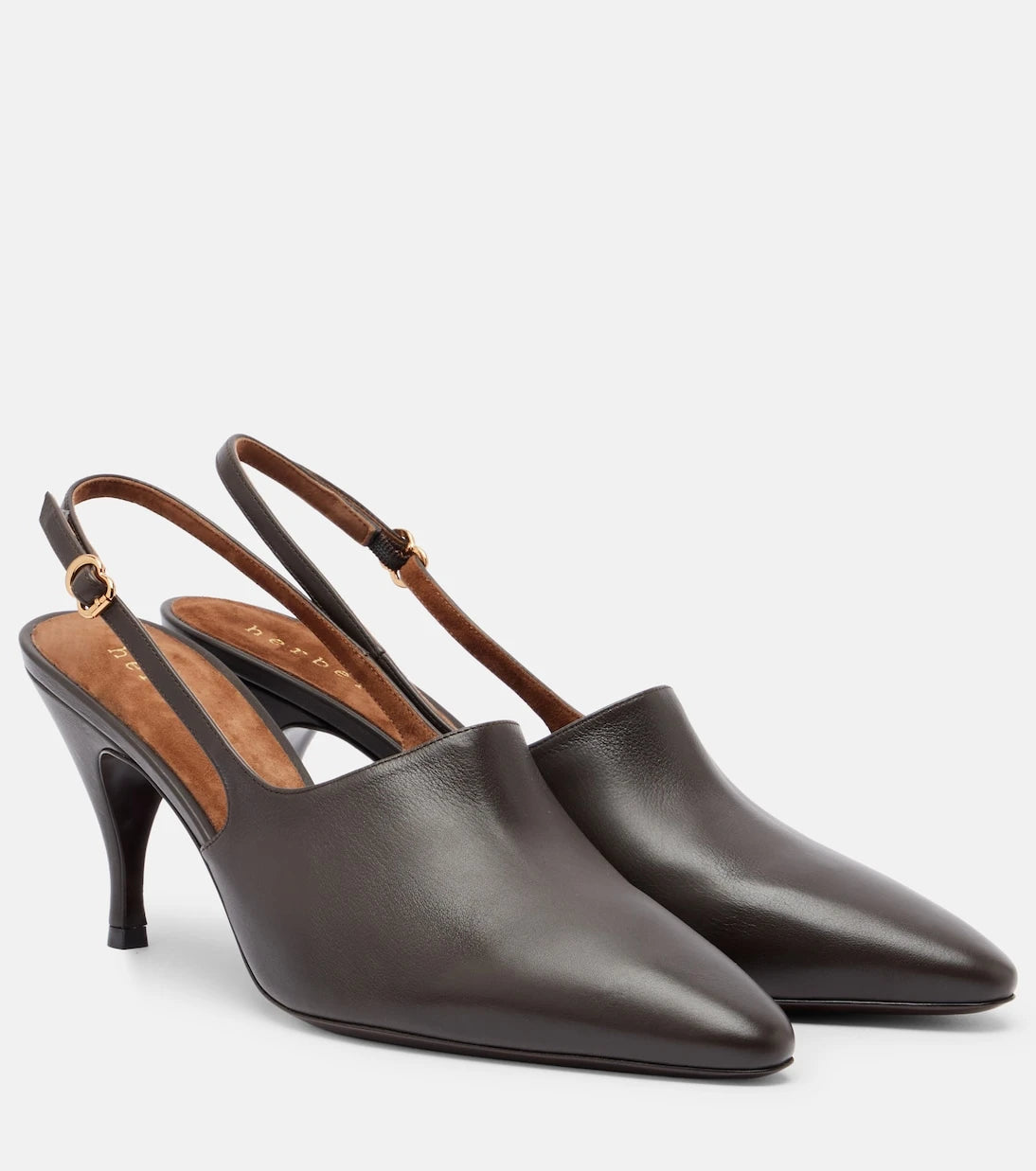 Herbert Levine - Cover Up 80 leather slingback pumps