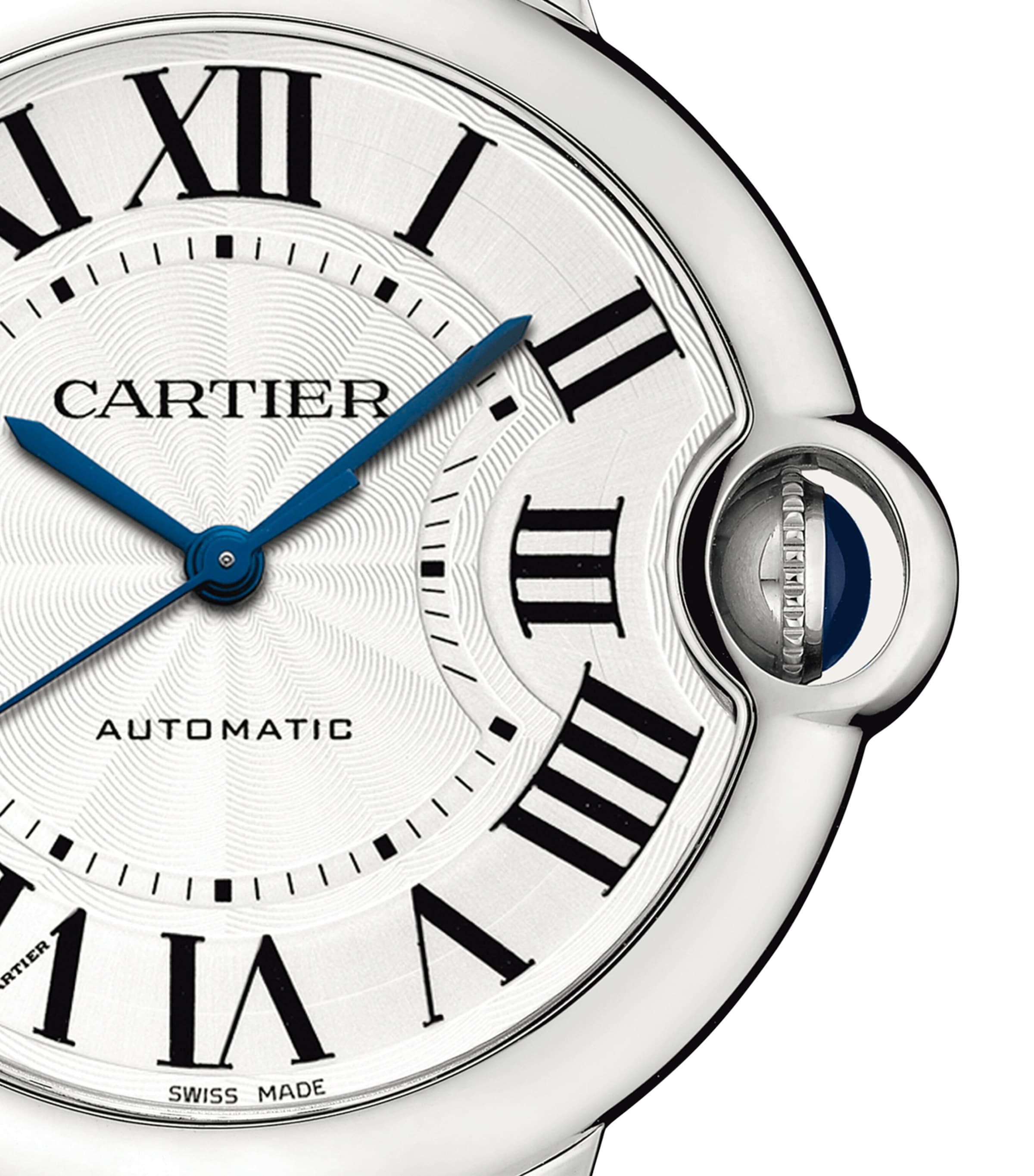 Stainless Steel Ballon Bleu de Cartier Watch 36.6mm