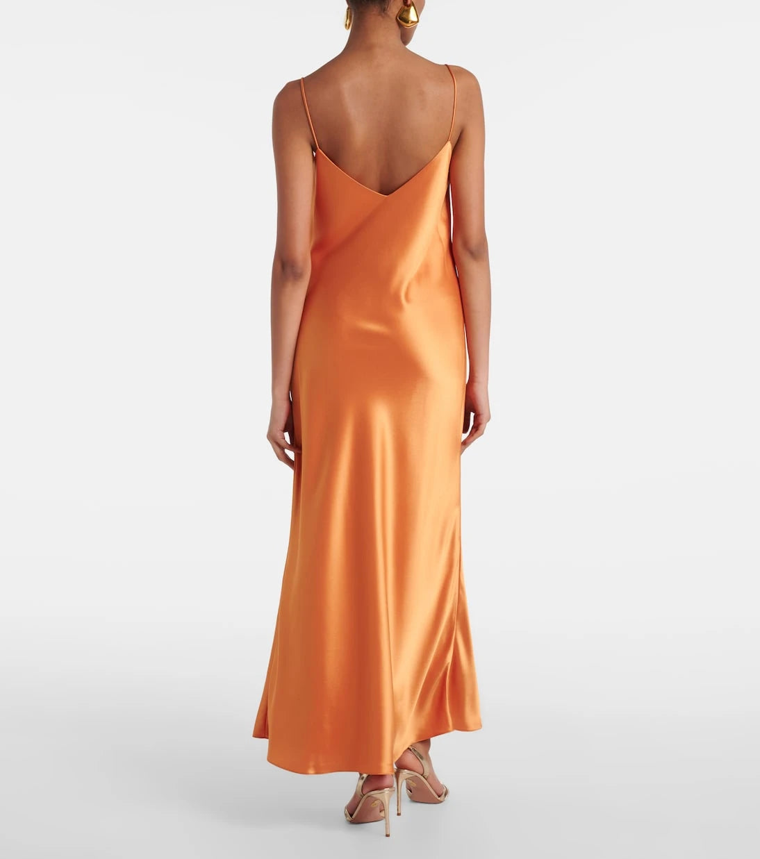 Galvan - Provence satin slip dress