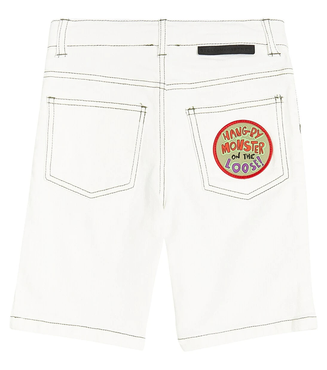 Stella McCartney Kids - Embroidered cotton blend shorts