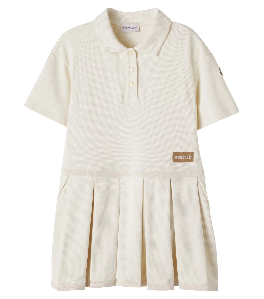 Moncler Enfant - Pleated polo dress