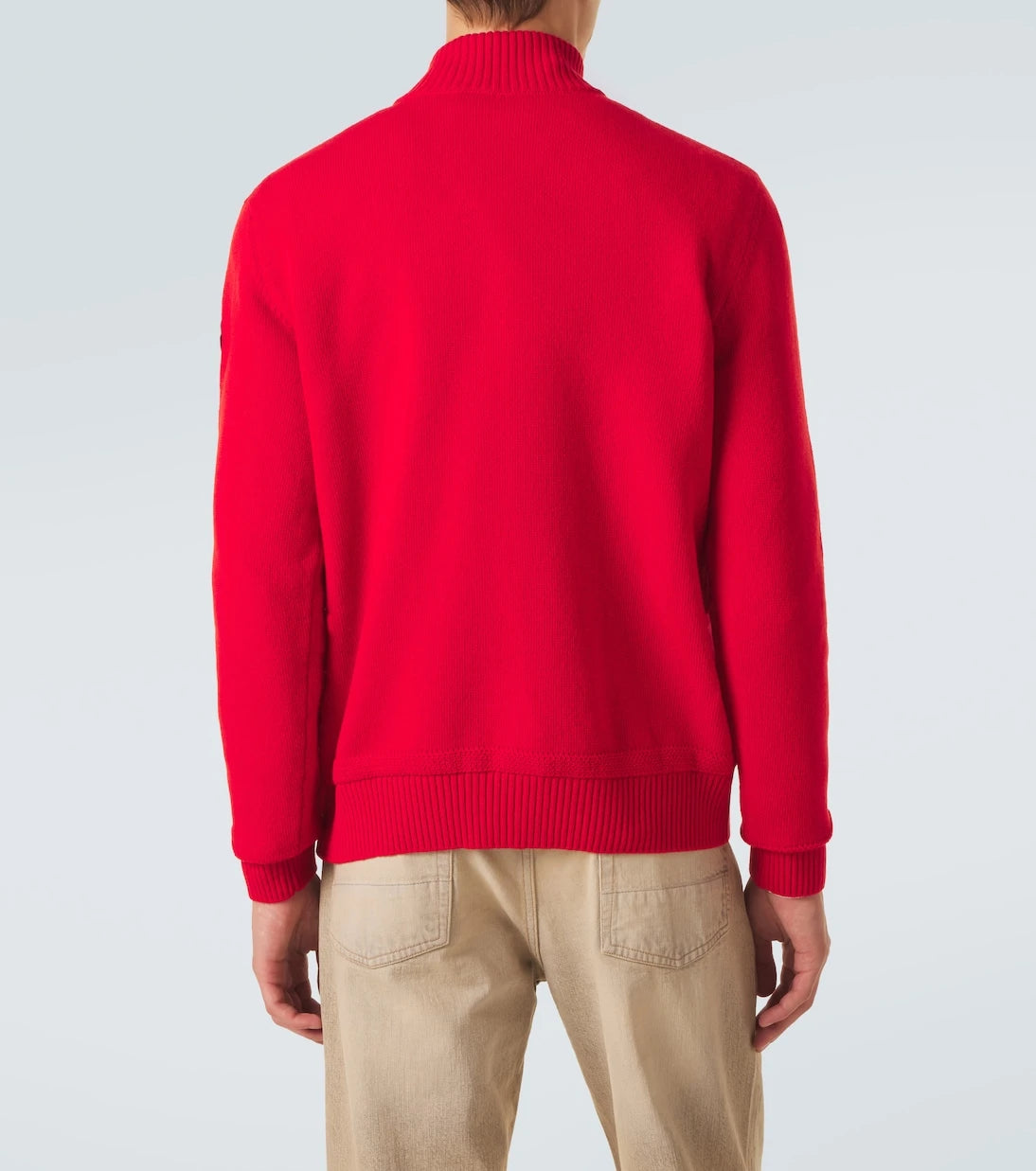 Moncler - Wool and cashmere half-zip sweater