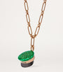 Annoushka x Harrods Yellow Gold and Tsavorite My Life In Charms Doorman's Cap Locket Charm