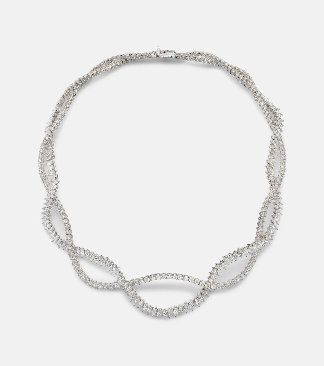 Yeprem - Y-Couture 18kt white gold necklace with diamonds