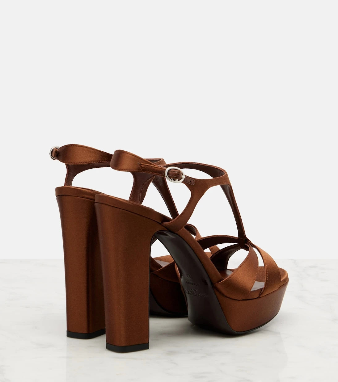 Jimmy Choo - Kesia 120 satin platform sandals