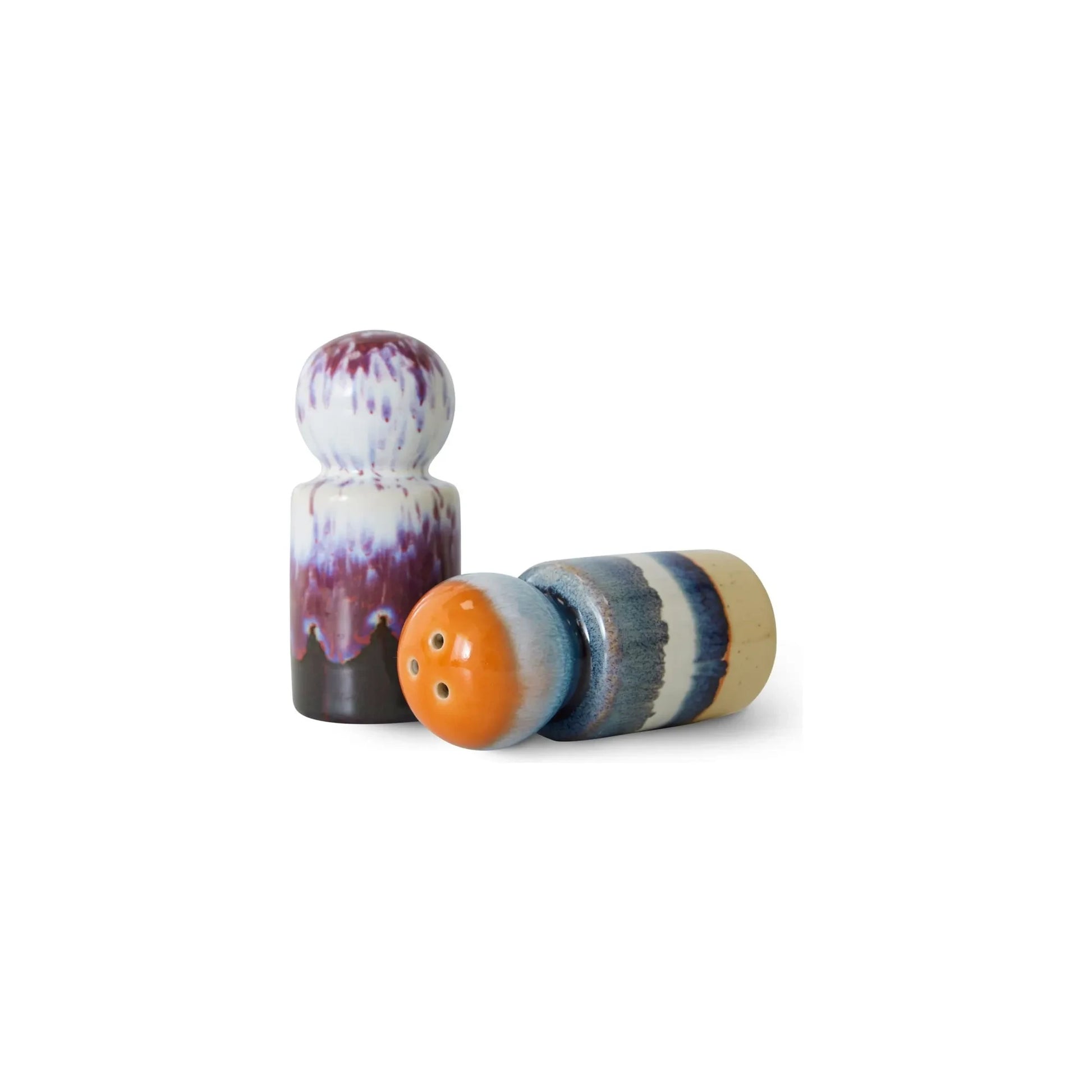 HKliving - Stoneware salt and pepper set