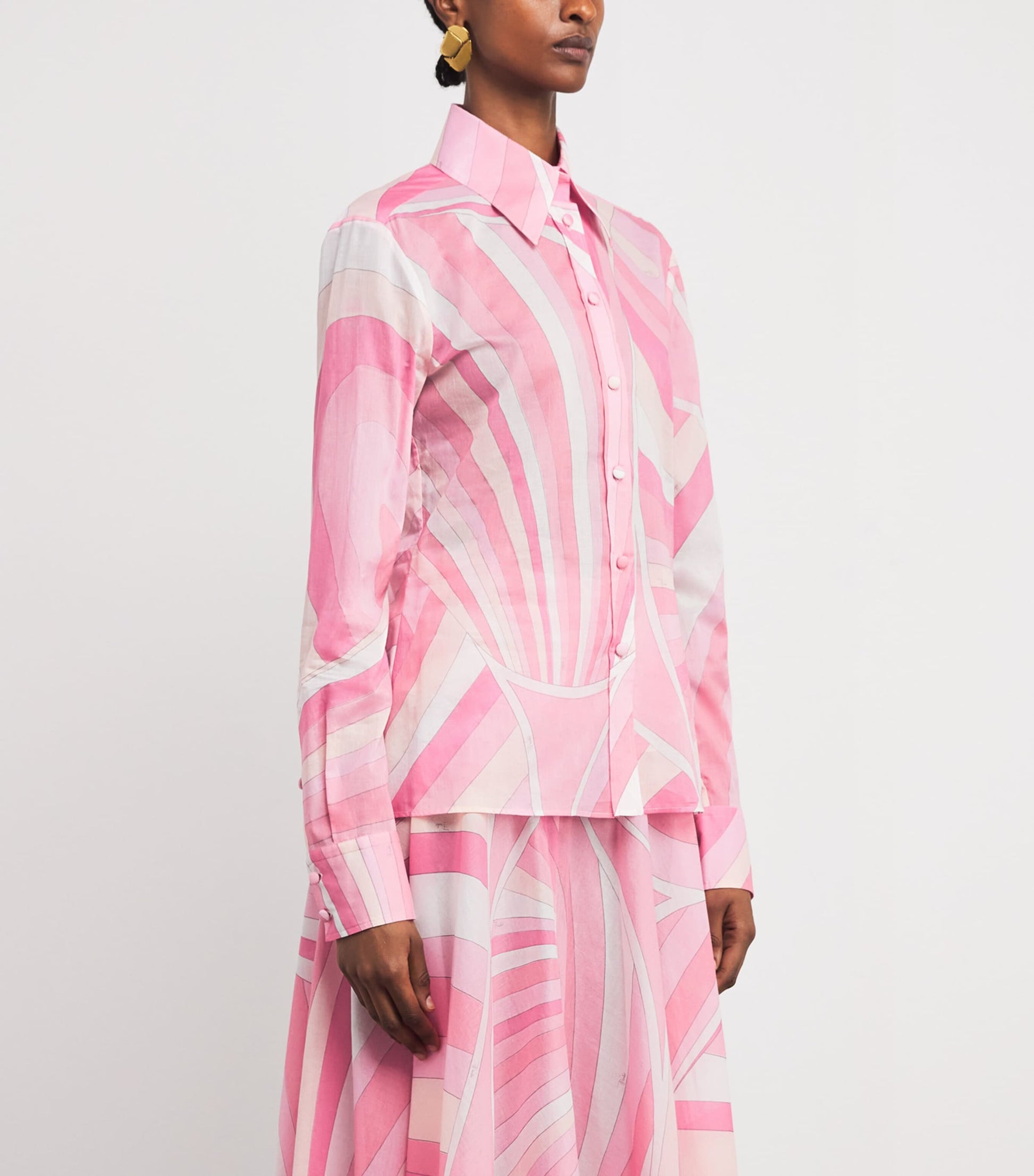 PUCCI Multi Cotton Printed Blouse