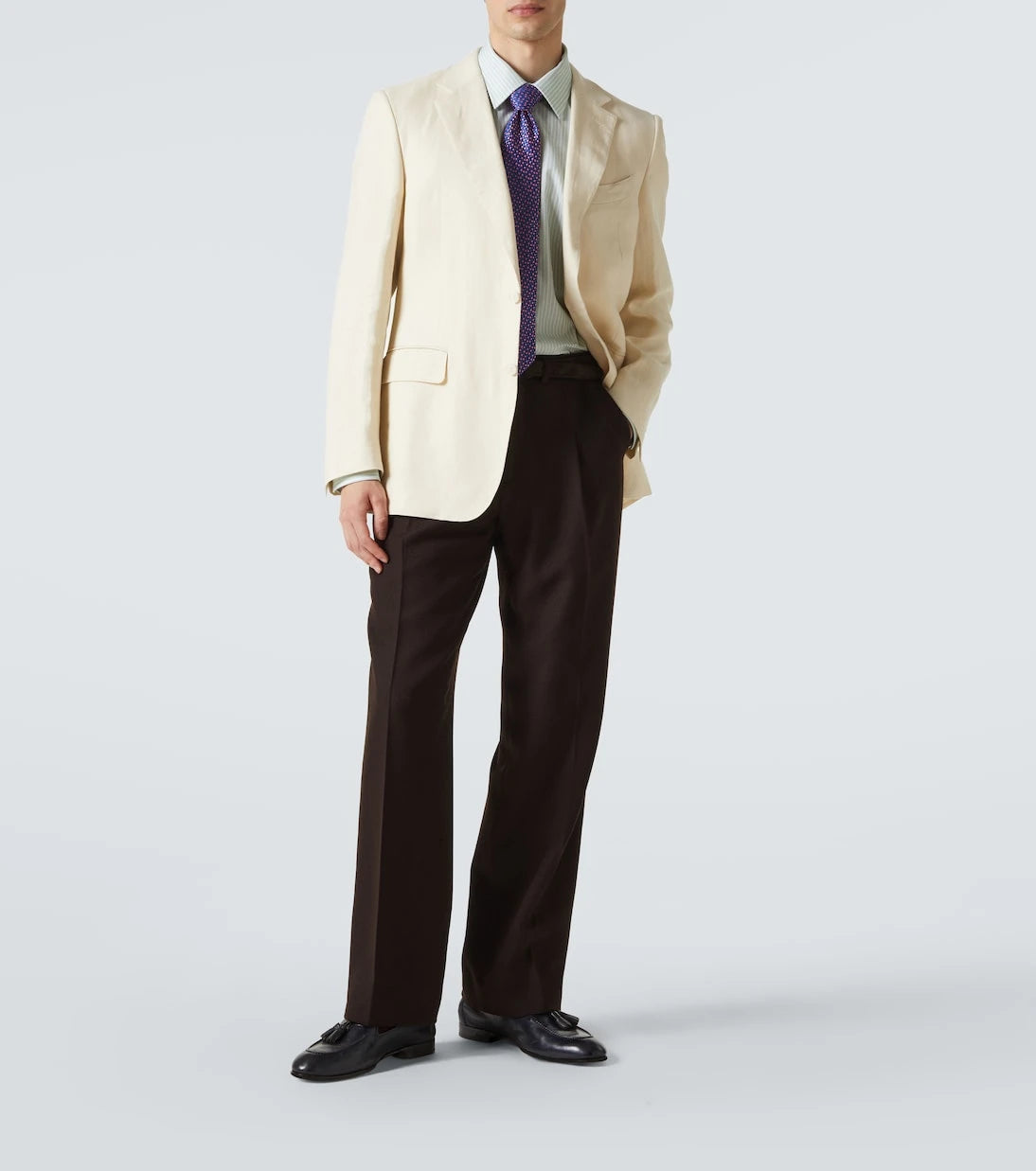 Charvet - Striped cotton poplin shirt