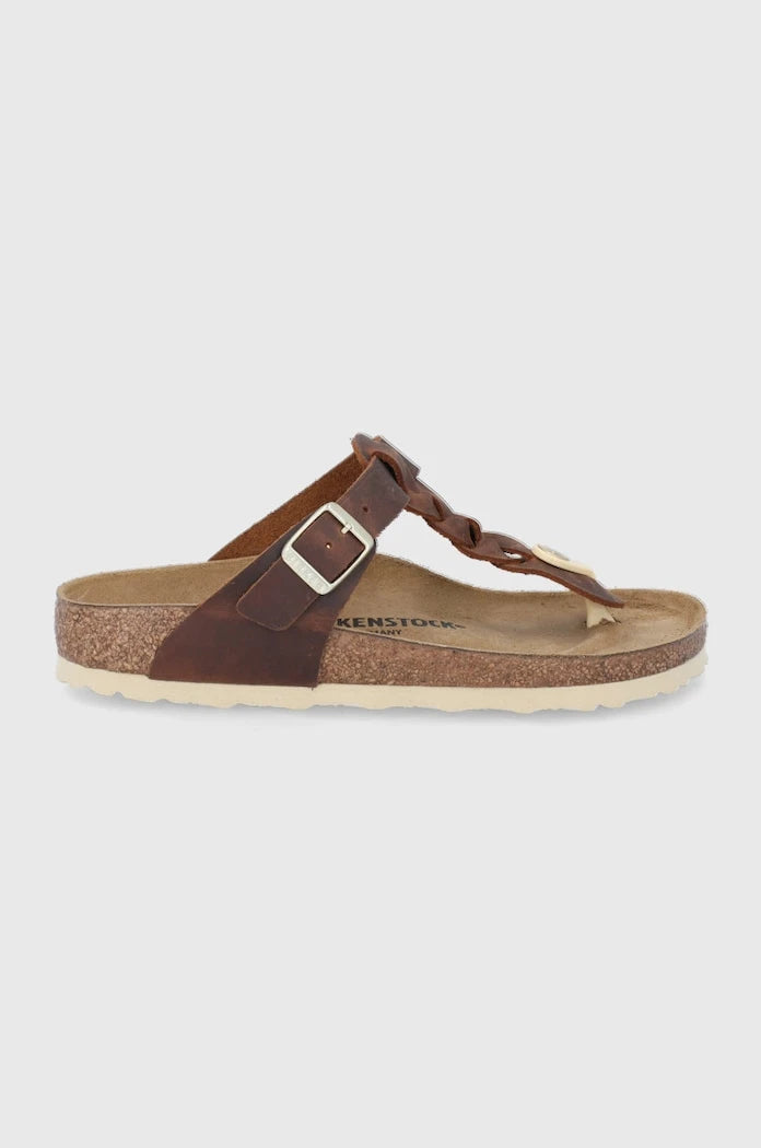Кожени джапанки Birkenstock Gizeh