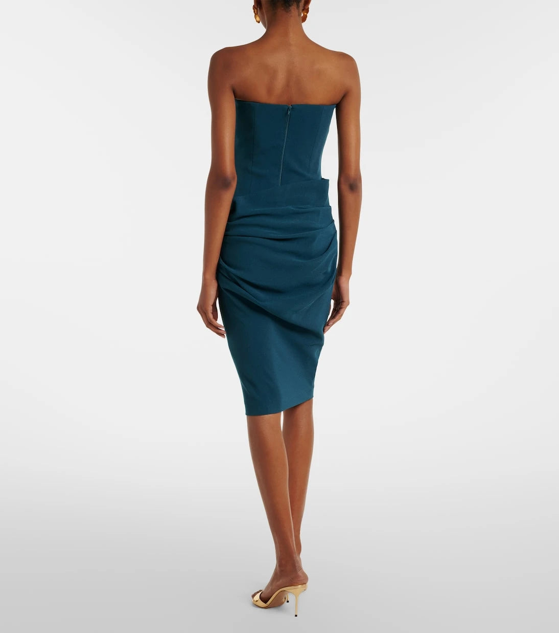 Alex Perry - Gathered bustier dress