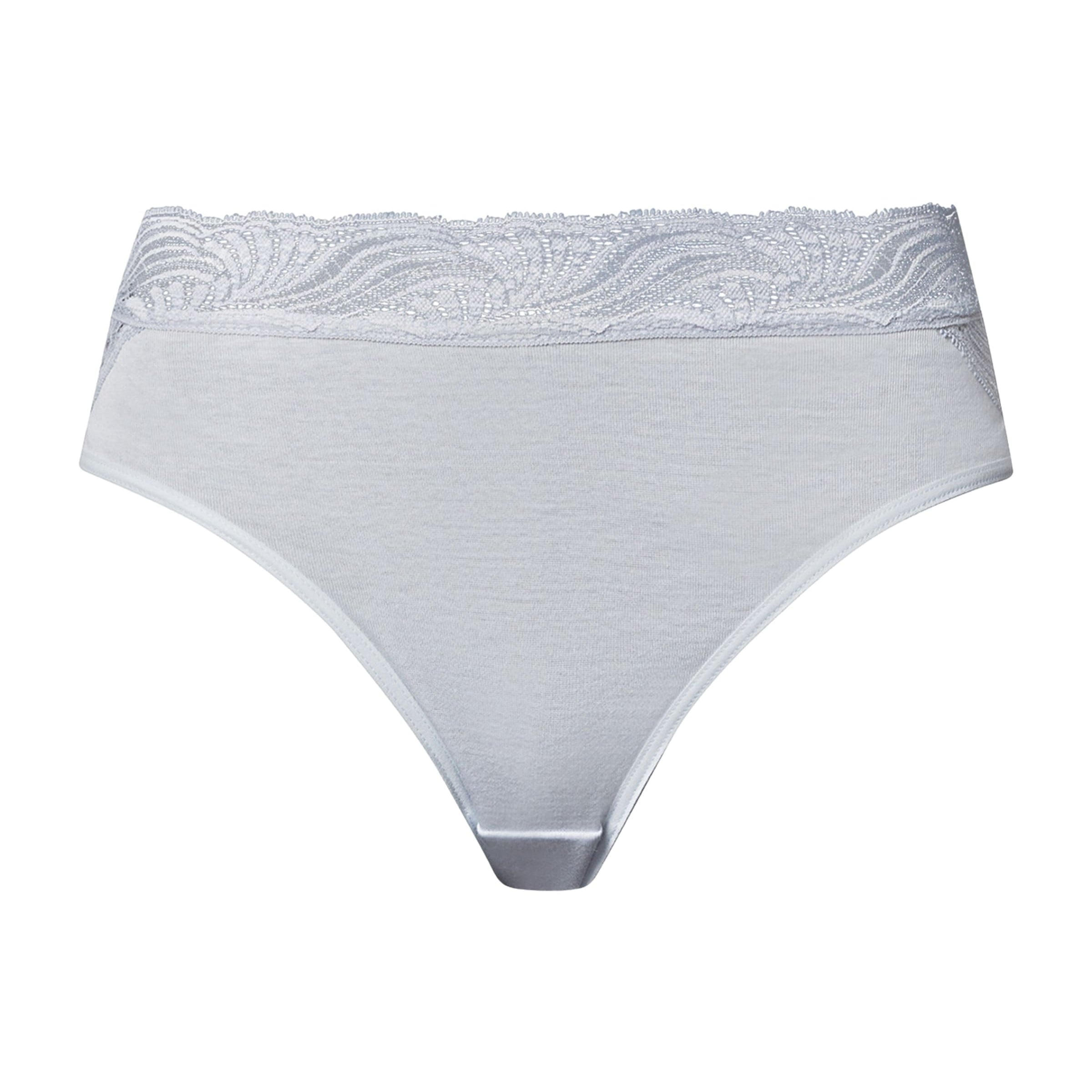 Hanro Blue Cotton Delight Midi Briefs