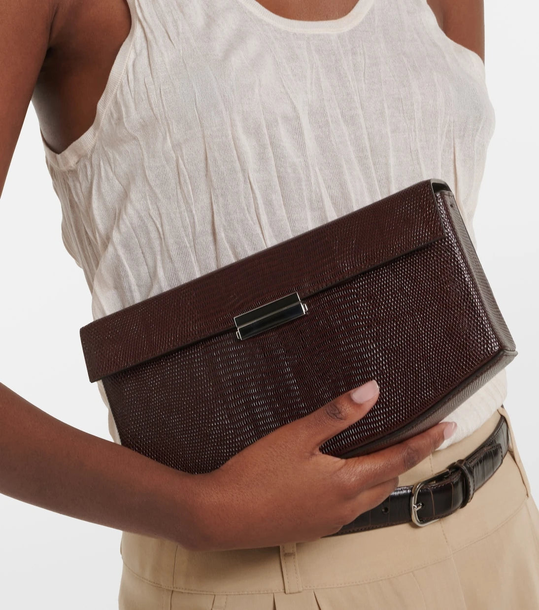 Toteme - Clip Small leather shoulder bag