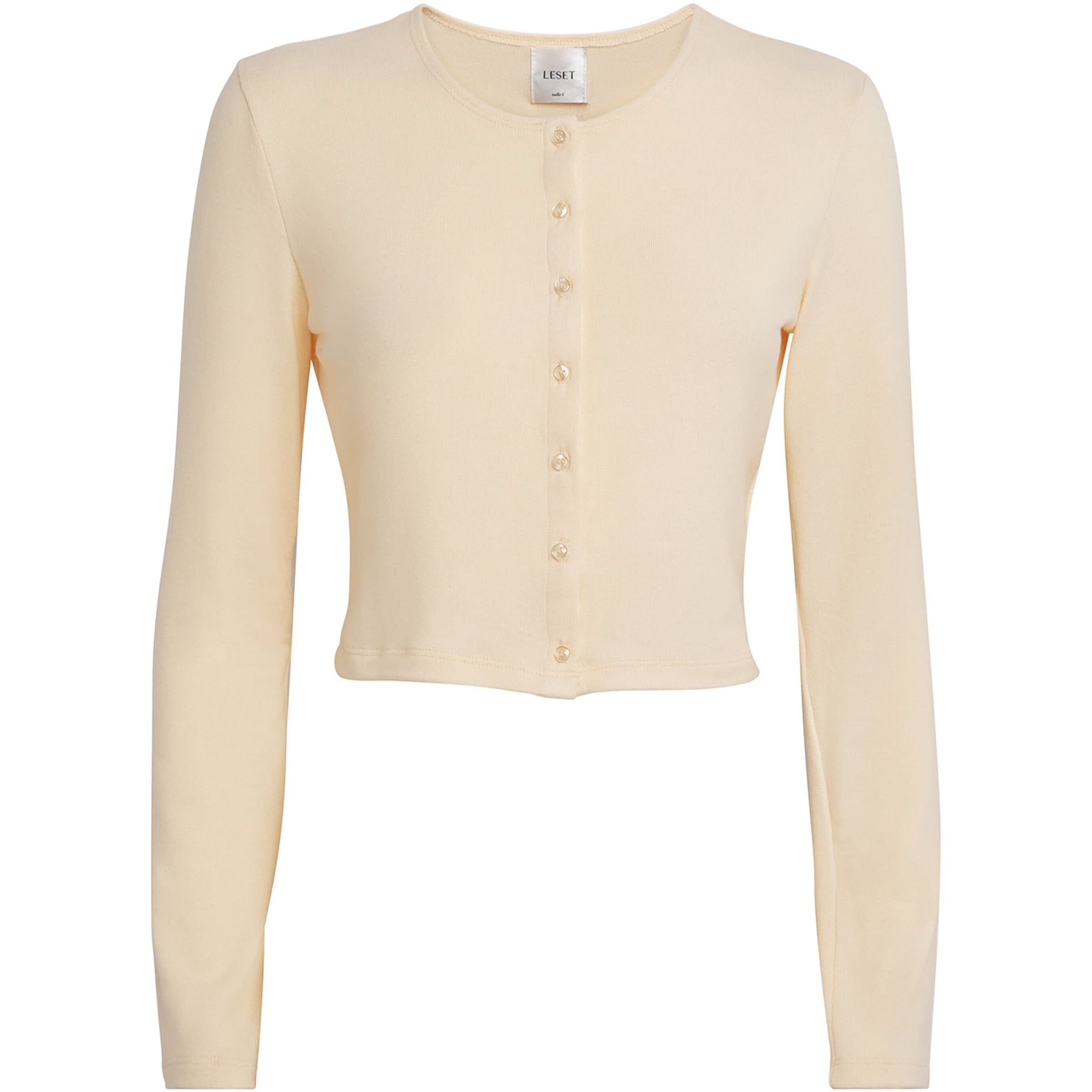 Yellow Lauren Cropped Cardigan