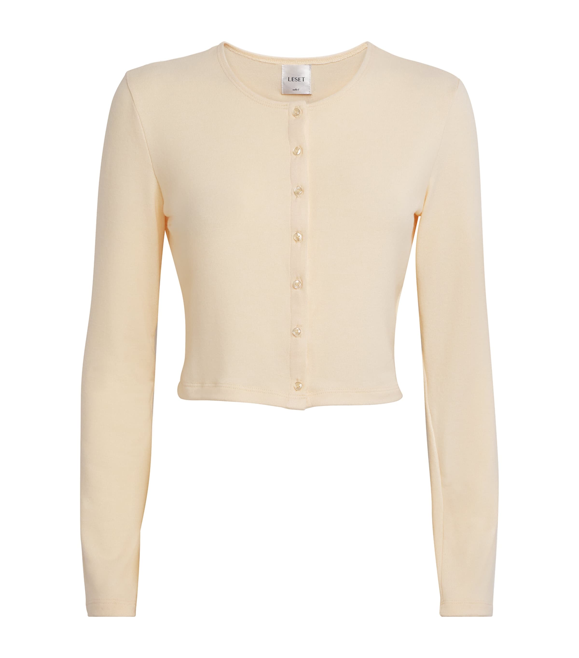 Yellow Lauren Cropped Cardigan