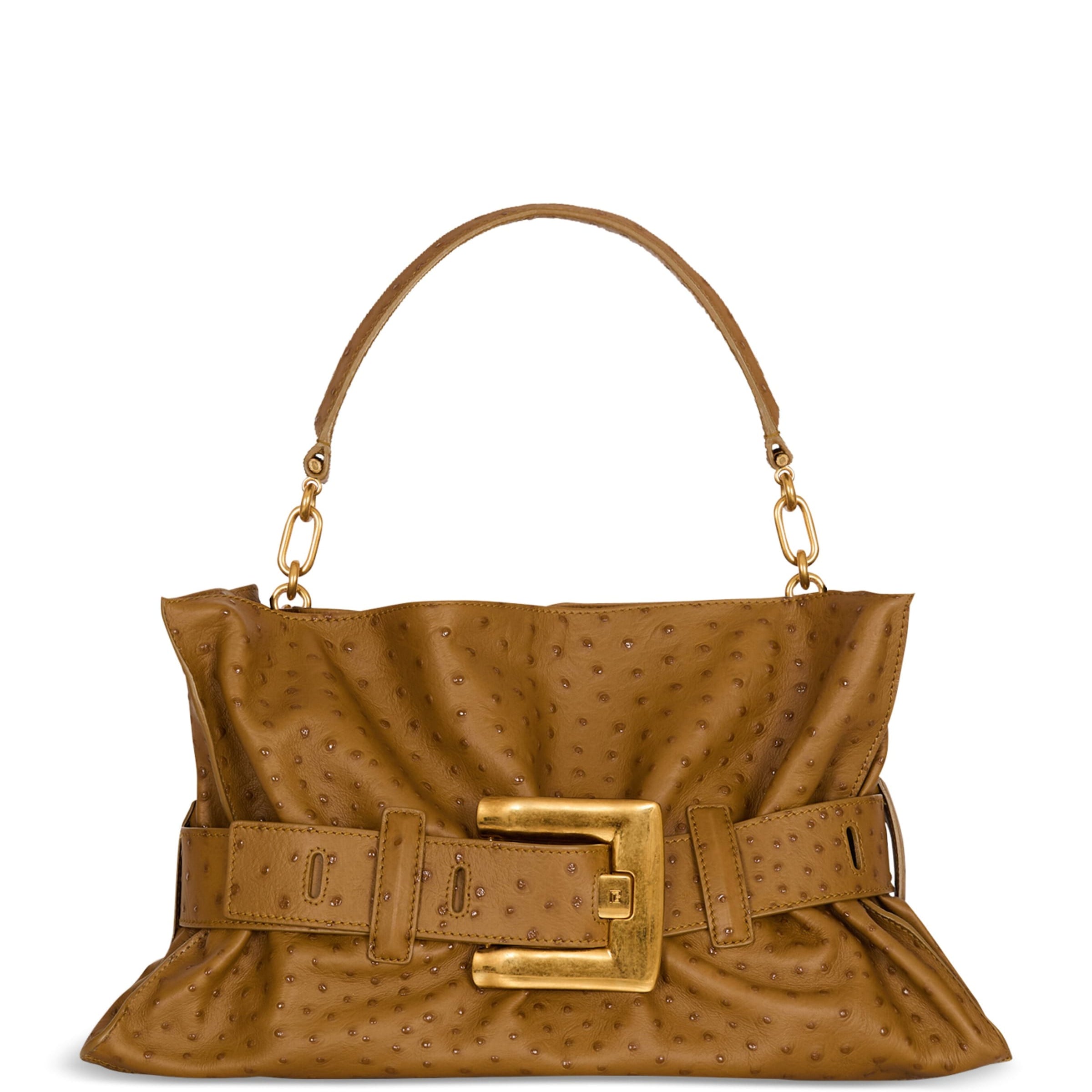 Balmain Medium Leather Anthem Shoulder Bag