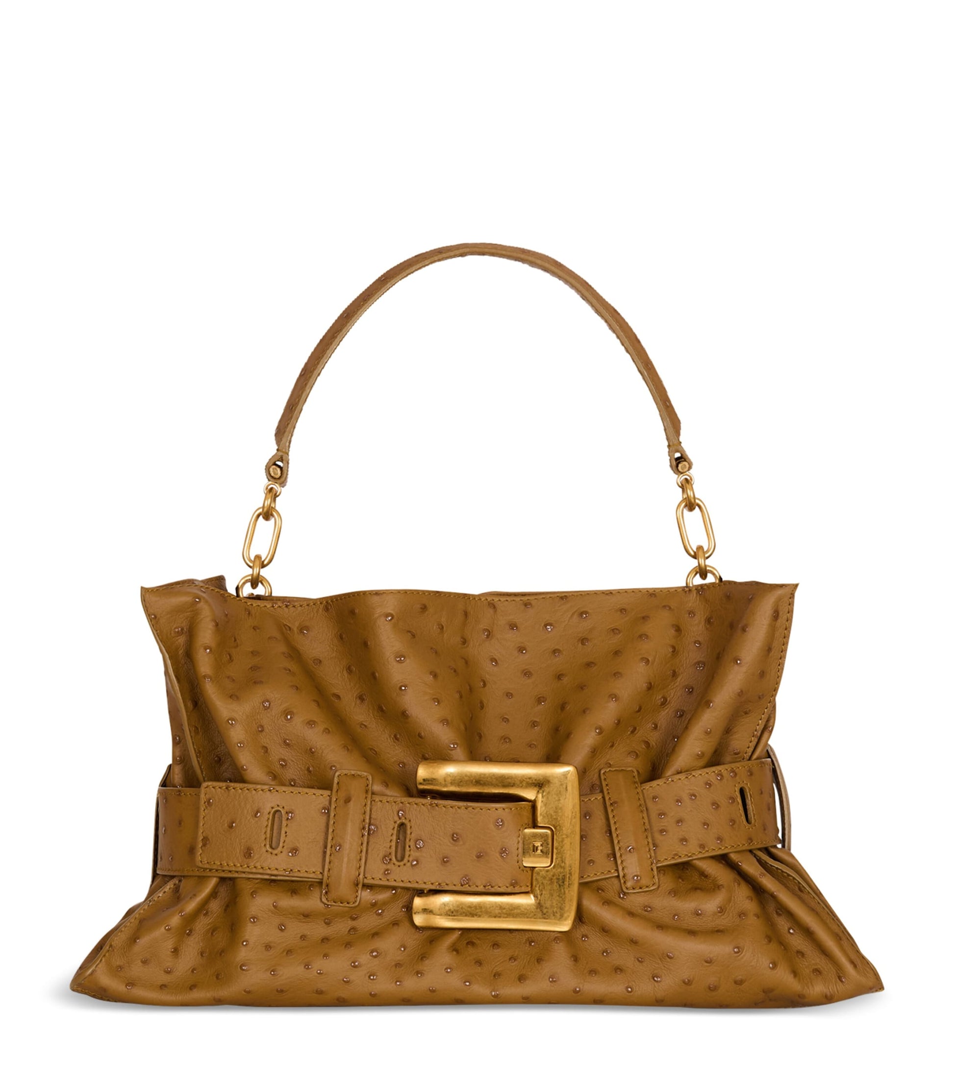 Balmain Medium Leather Anthem Shoulder Bag