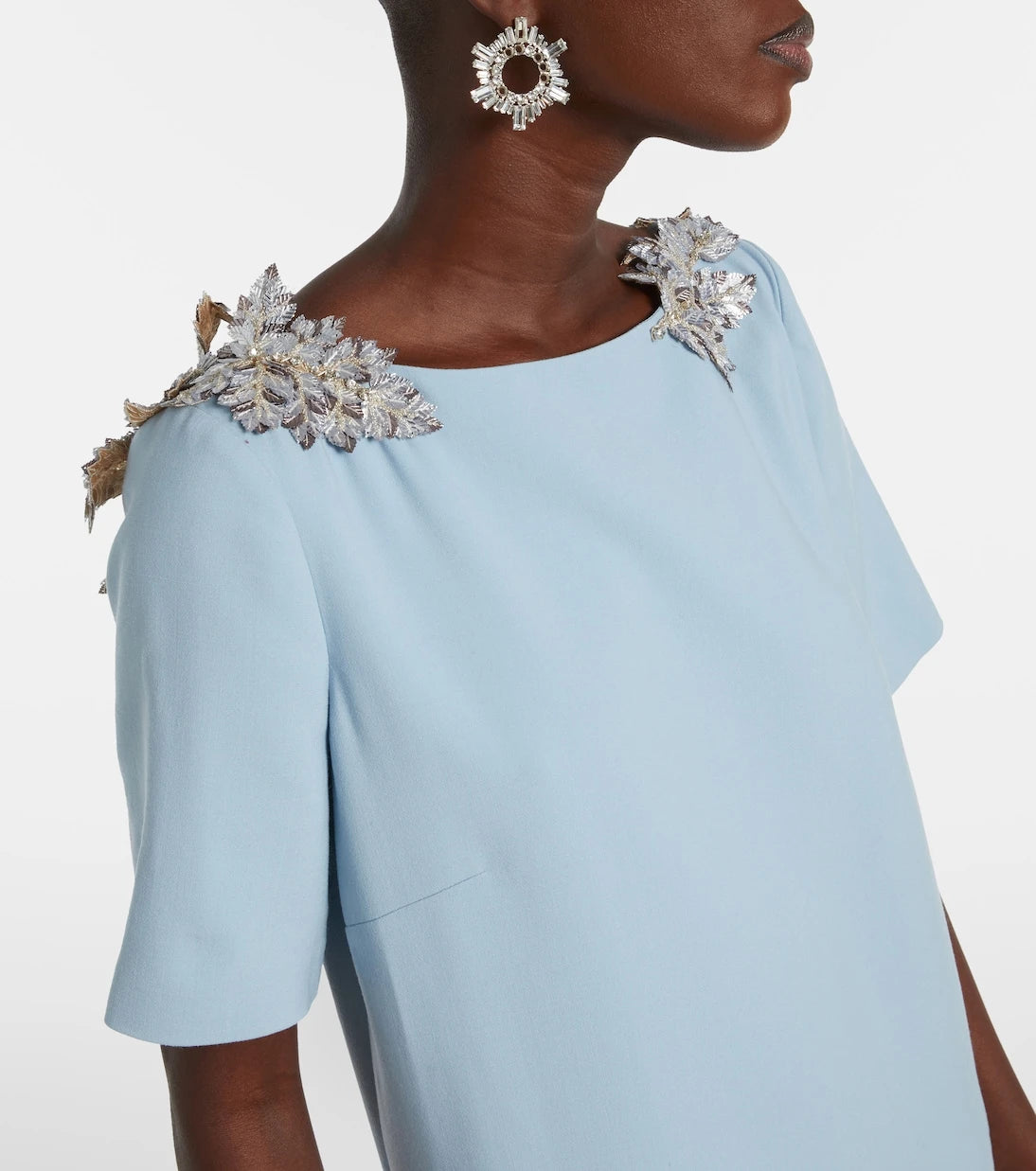 Oscar de la Renta - Fern sequined wool-blend gown