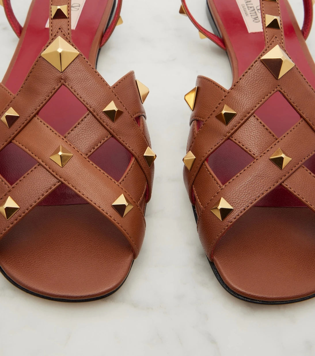 Valentino Garavani - Studdy leather sandals