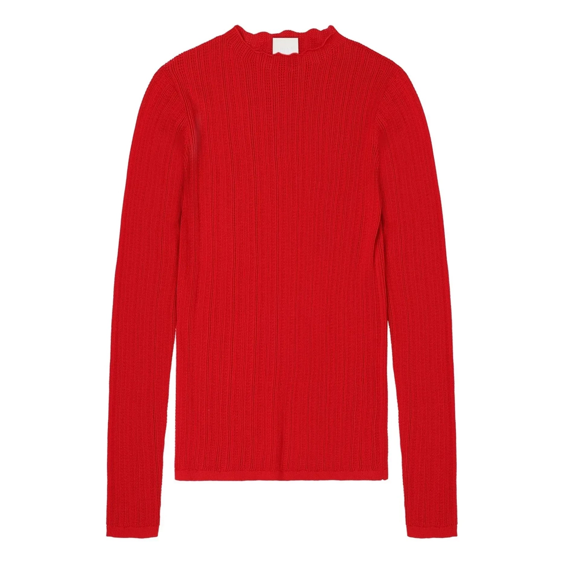 FUB - Top High Twist LS | Red