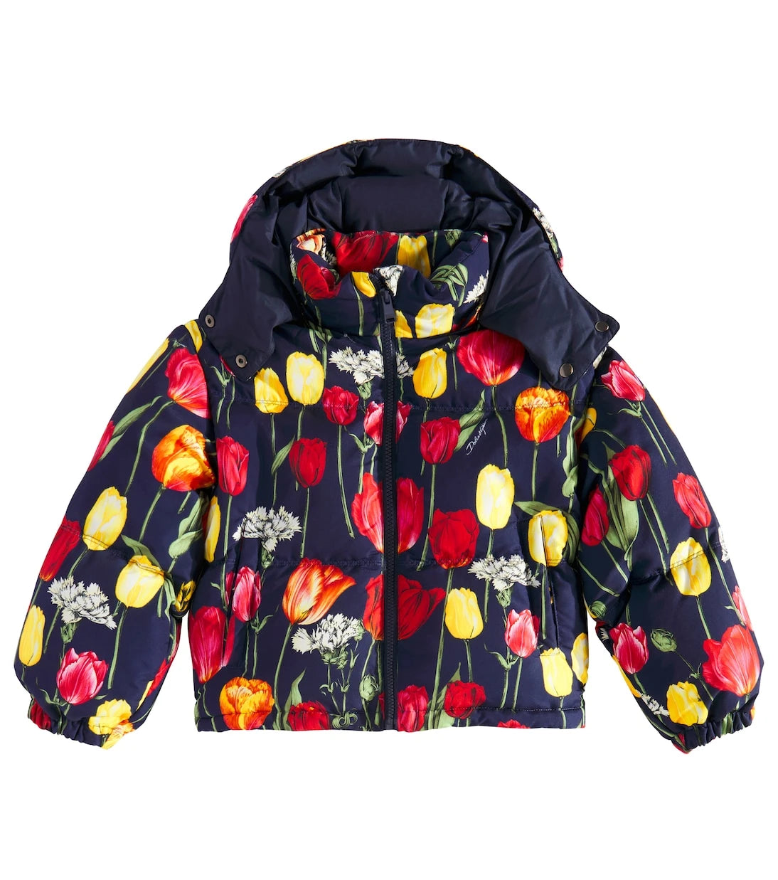 Dolce&Gabbana Kids - Floral down jacket