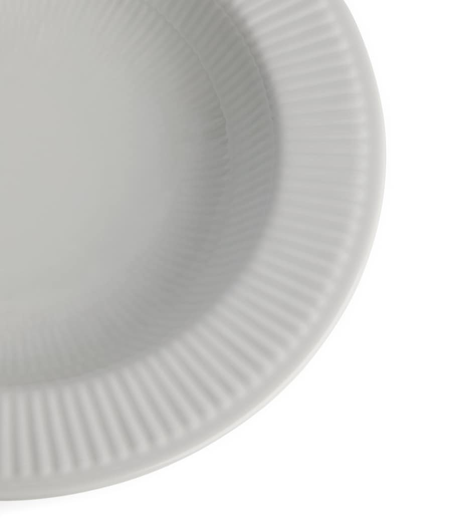Royal Copenhagen White Fluted Deep Plate (30cm)