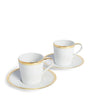 Ralph Lauren Home Wilshire Espresso Cup and Saucer (Set of 2)