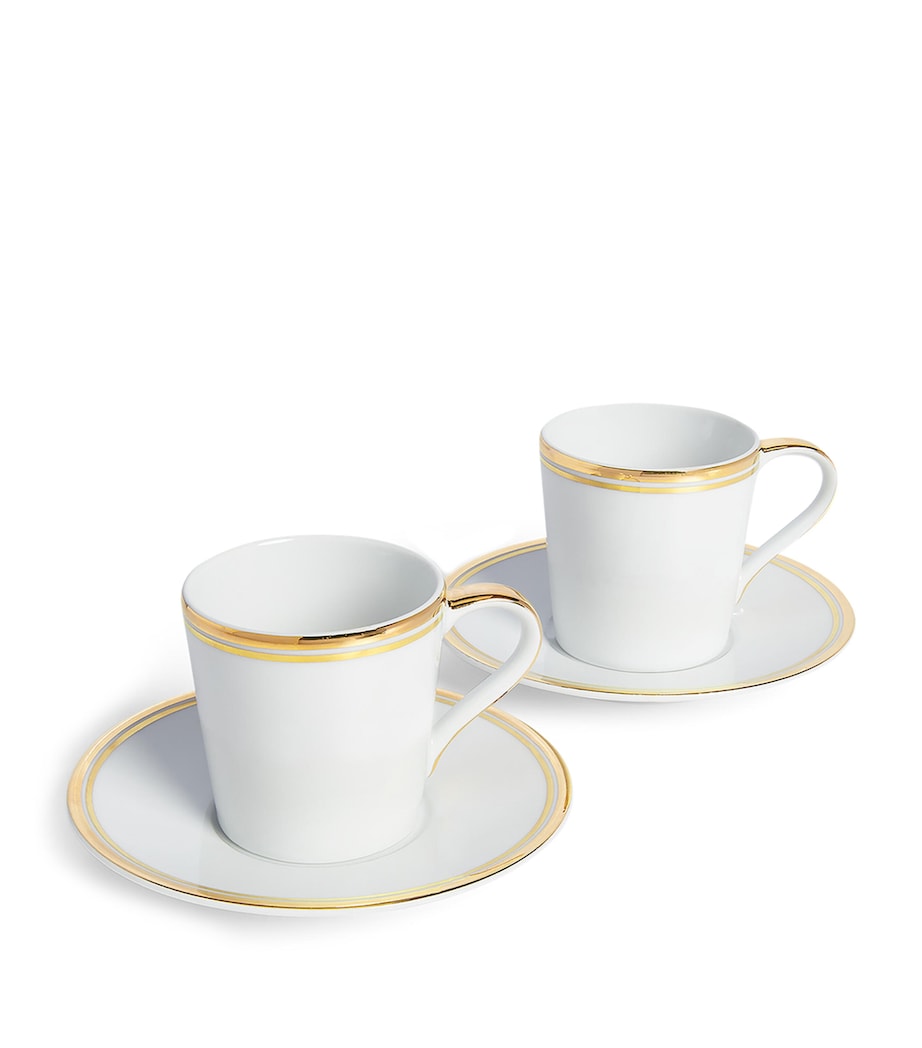 Ralph Lauren Home Wilshire Espresso Cup and Saucer (Set of 2)