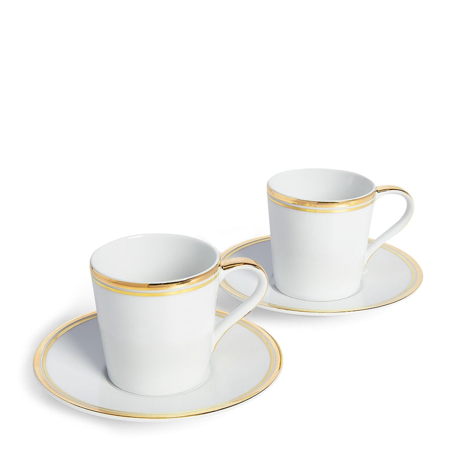Ralph Lauren Home Wilshire Espresso Cup and Saucer (Set of 2)